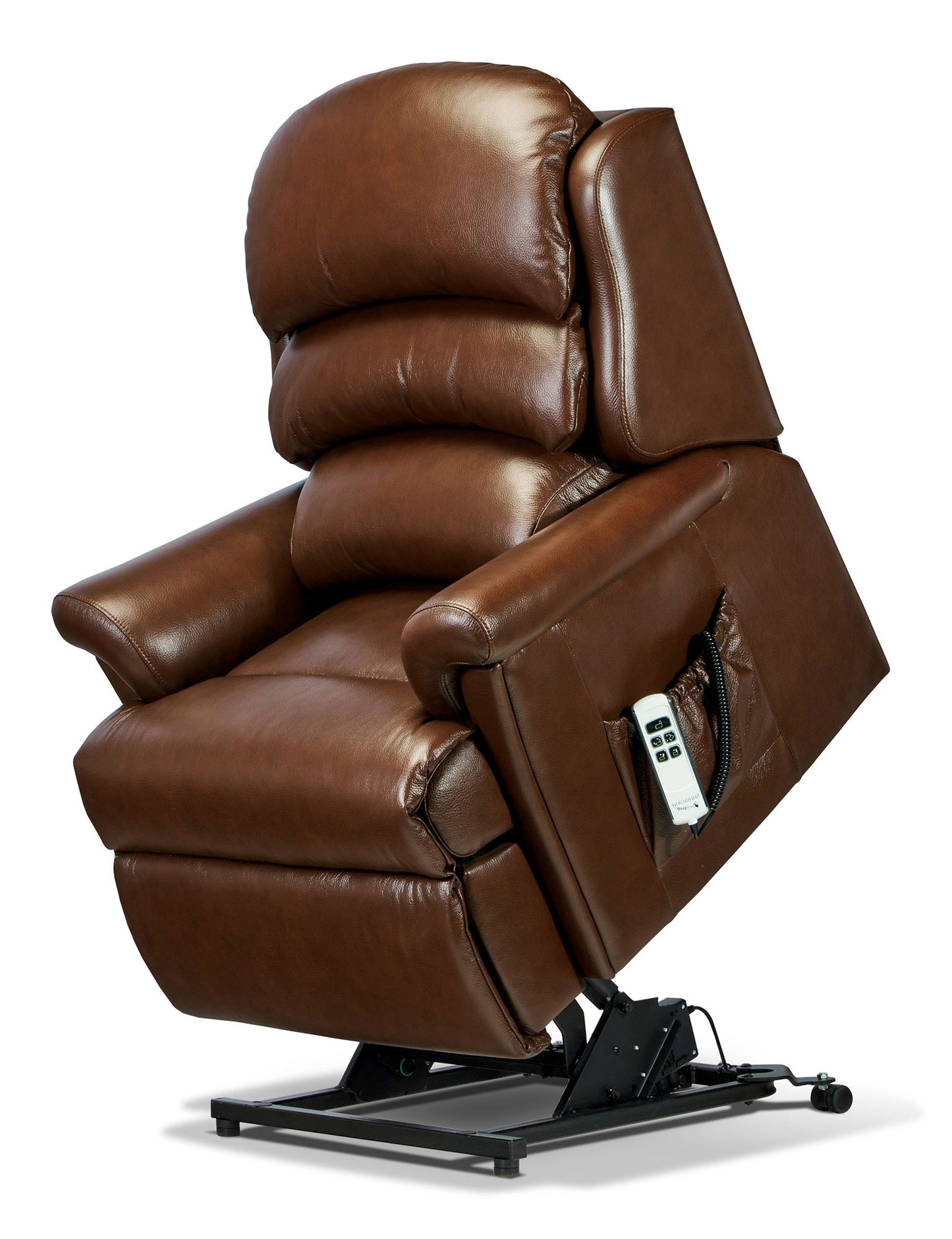 Sherborne Albany Cloud Comfort Triple Motor Leather Rise And Recliner Armchair VAT FREE