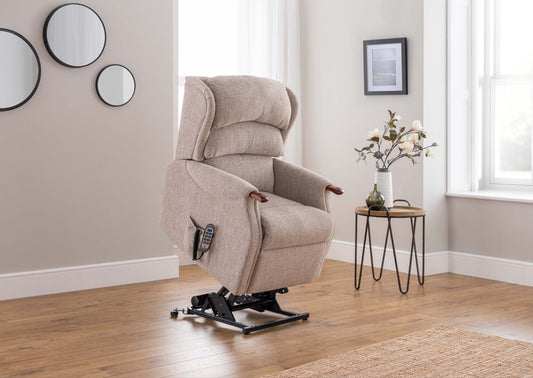 Celebrity Westbury Cloud Zero Triple Motor Rise And Recliner Fabric Armchair With Mammoth Foam & Lumbar & Headrest Adjustment Option VAT FREE