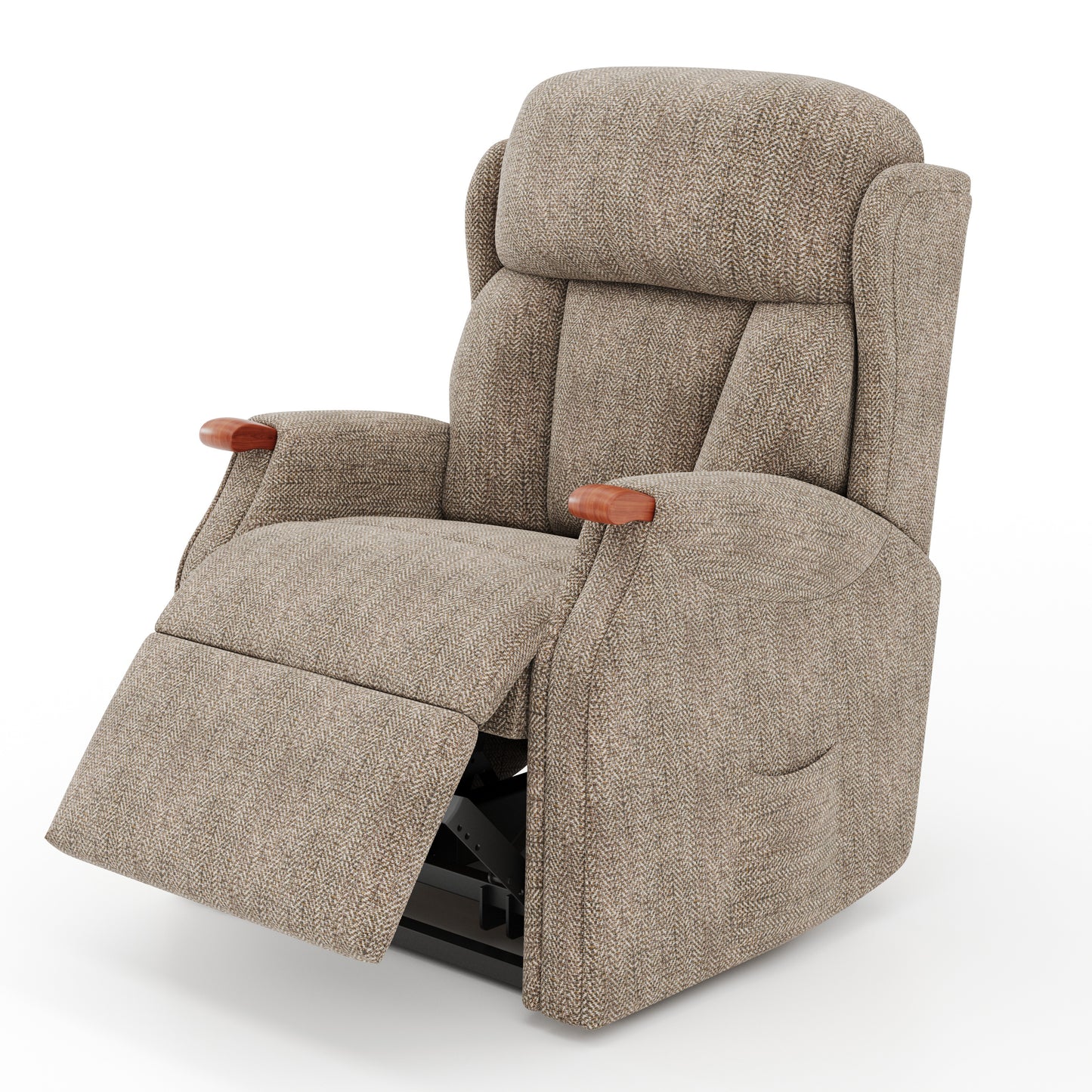 Express Delivery Celebrity Canterbury Dual Motor Rise And Recliner Fabric Armchair With Mammoth Foam VAT FREE