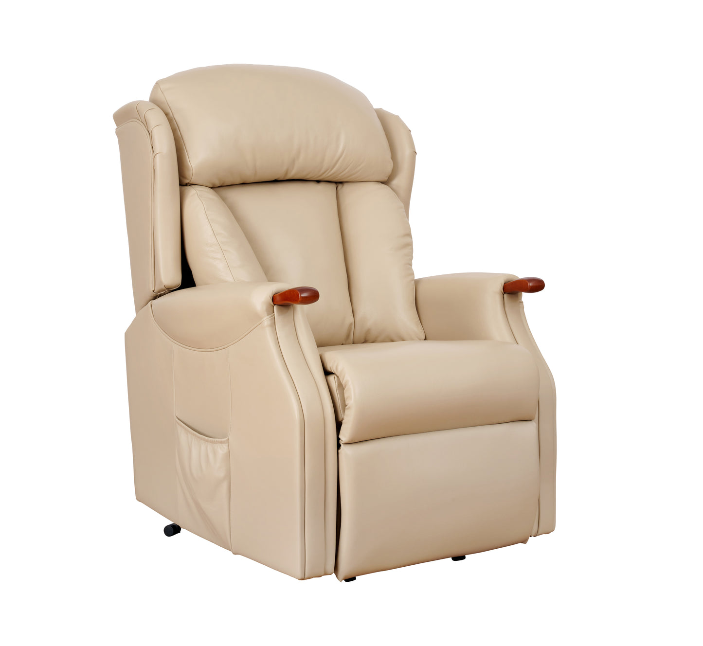 Celebrity Canterbury Electric Powered Recliner Leather Armchair With Lumbar & Headrest Adjustment Option