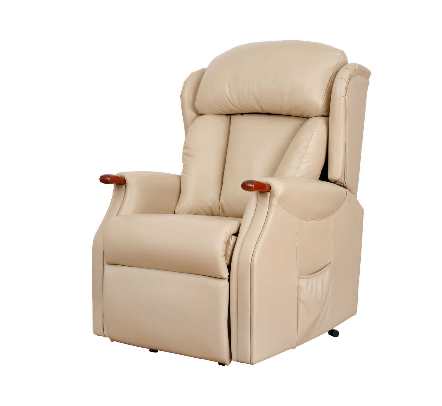 Celebrity Canterbury Electric Powered Recliner Leather Armchair With Lumbar & Headrest Adjustment Option