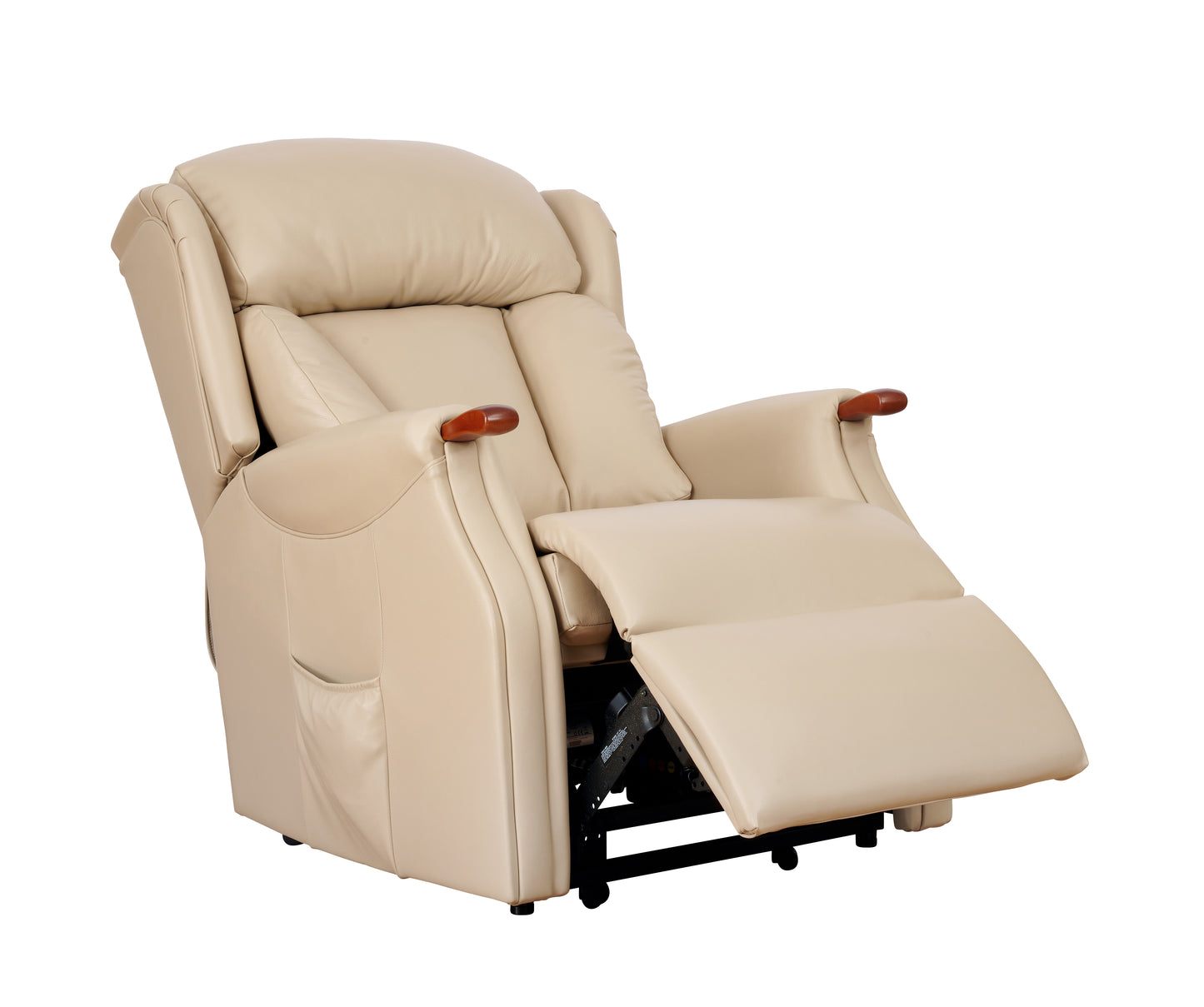 Celebrity Canterbury Electric Powered Recliner Leather Armchair With Lumbar & Headrest Adjustment Option