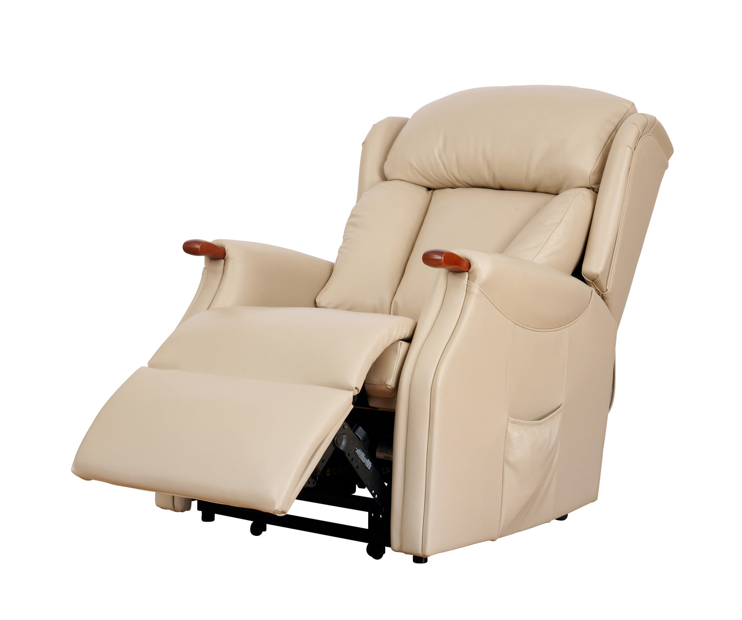 Celebrity Canterbury Electric Powered Recliner Leather Armchair With Lumbar & Headrest Adjustment Option