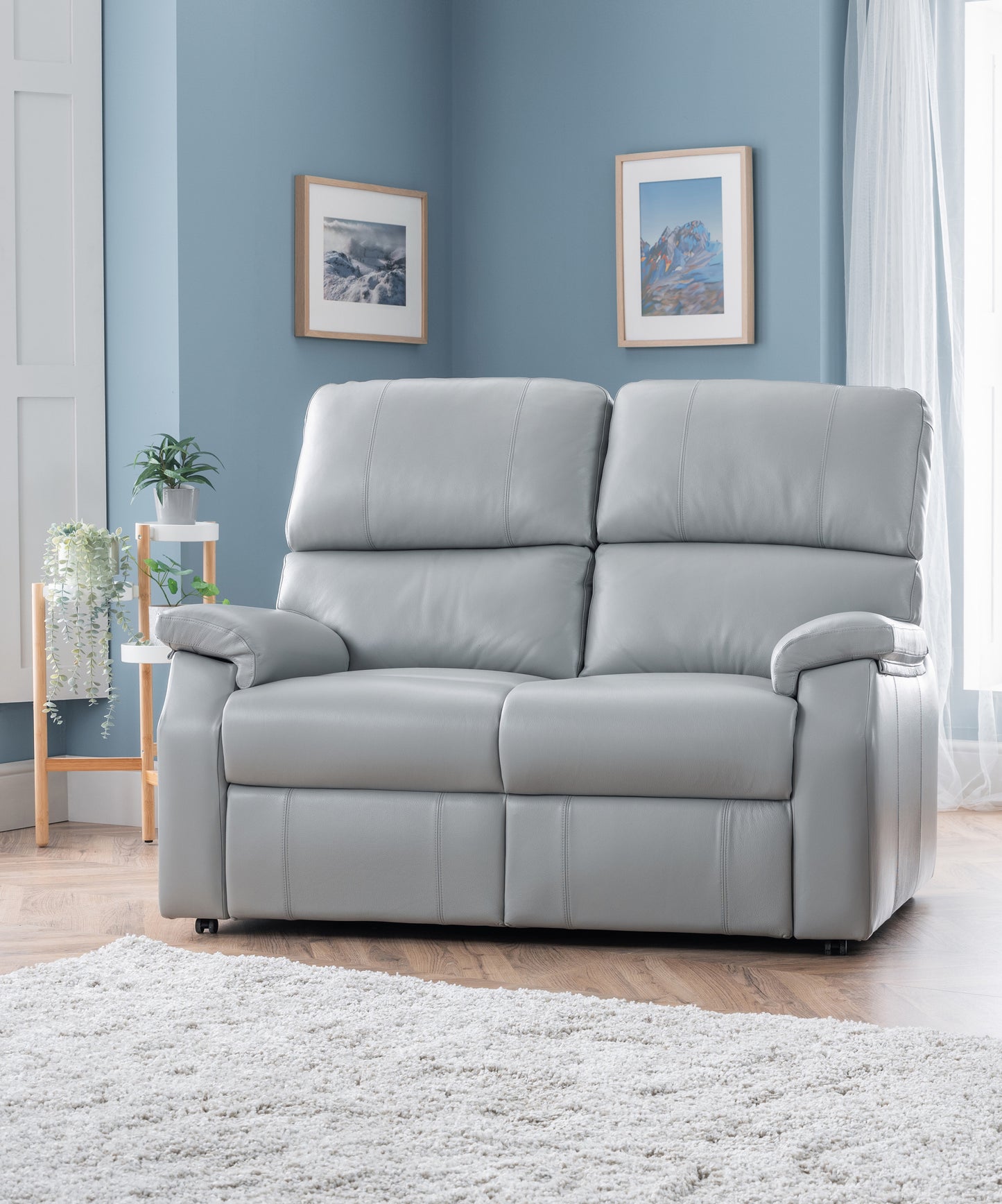 Celebrity Newstead Two Seater Manual Reclining Leather Sofa