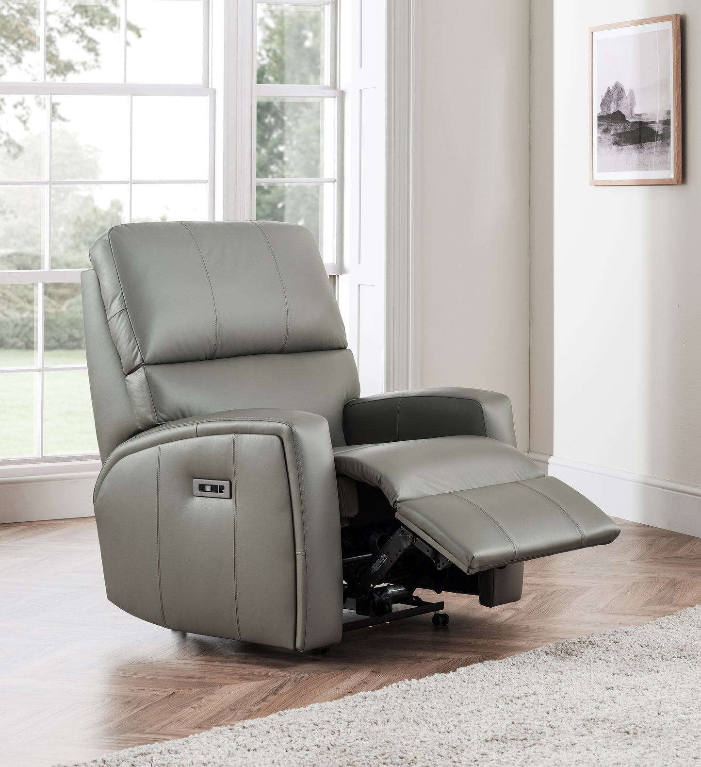 Celebrity Southwell Manual Recliner With Swivel Option Leather Armchair