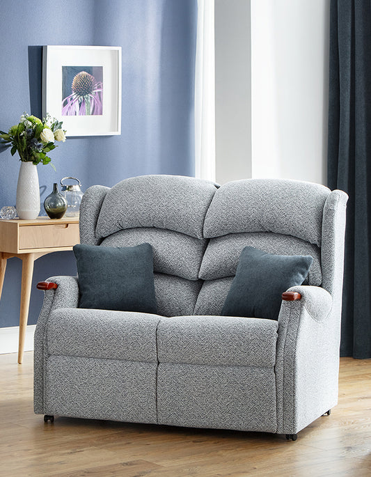 Celebrity Westbury Fabric Fixed Two Seater Sofa Settee With Mammoth Foam