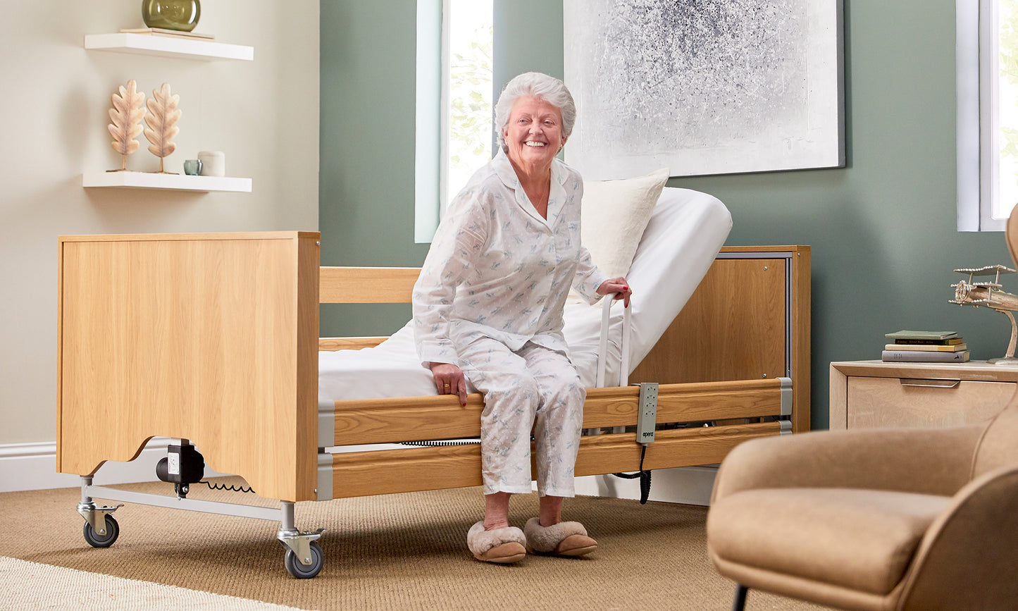 Profiling High Low Home Care Classic 3ft Single Adjustable Bed VAT FREE