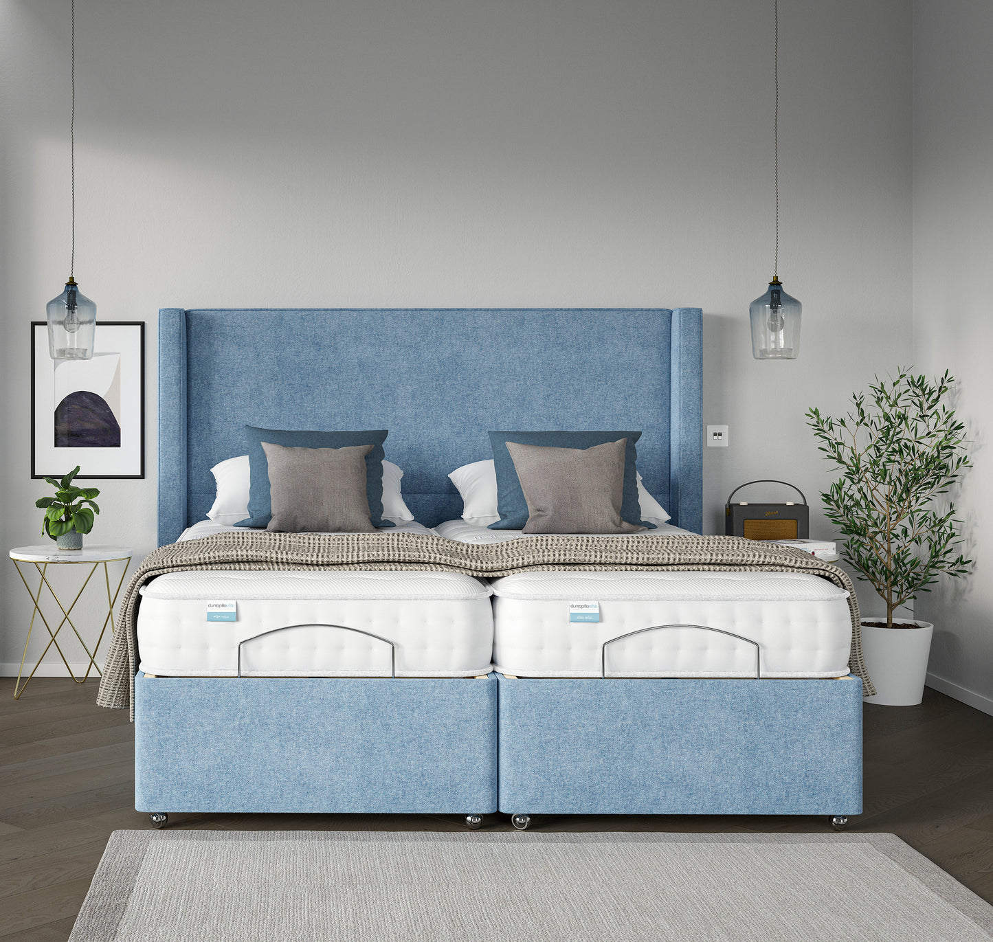 Dunlopillo Elite Relax Premium Talalay Latex Mattress For Adjustable Beds