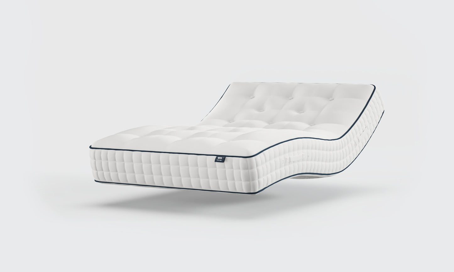 Natural 1000 Pocket Sprung Soft To Medium Feel Adjustable Bed Mattress VAT FREE