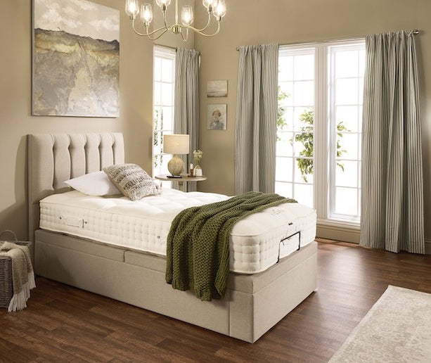 Coral Motion Divan Adjustable Bed With A Memory Foam Medium Firm Feel Mattress VAT FREE