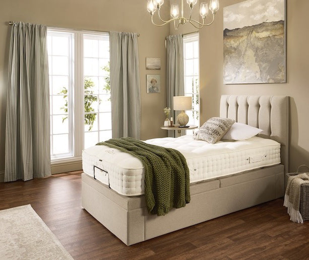 Coral Motion Divan Adjustable Bed With A Memory Foam Medium Firm Feel Mattress VAT FREE