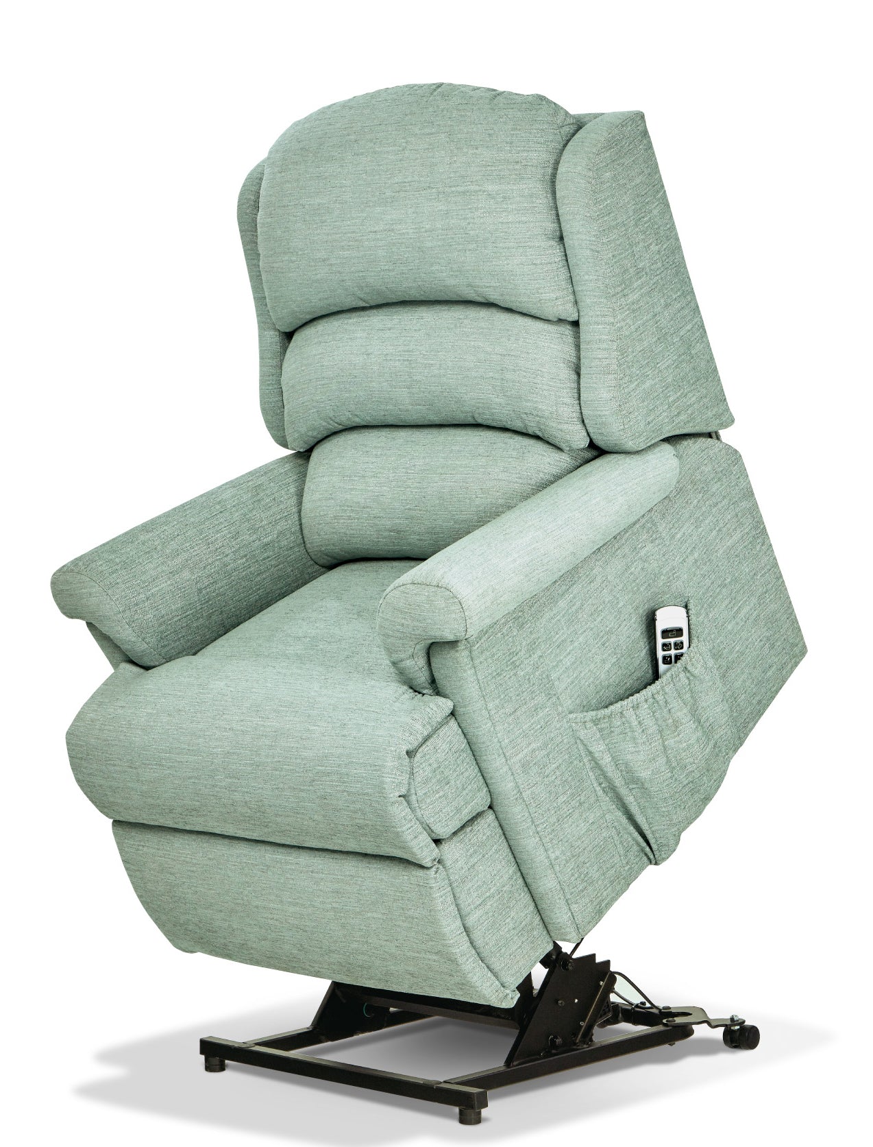 Sherborne Albany Dual Motor Fabric Rise And Recliner Armchair VAT FREE