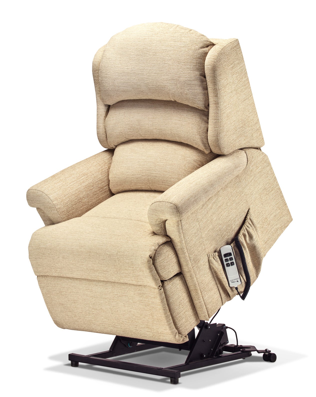 Sherborne Albany Dual Motor Fabric Rise And Recliner Armchair VAT FREE