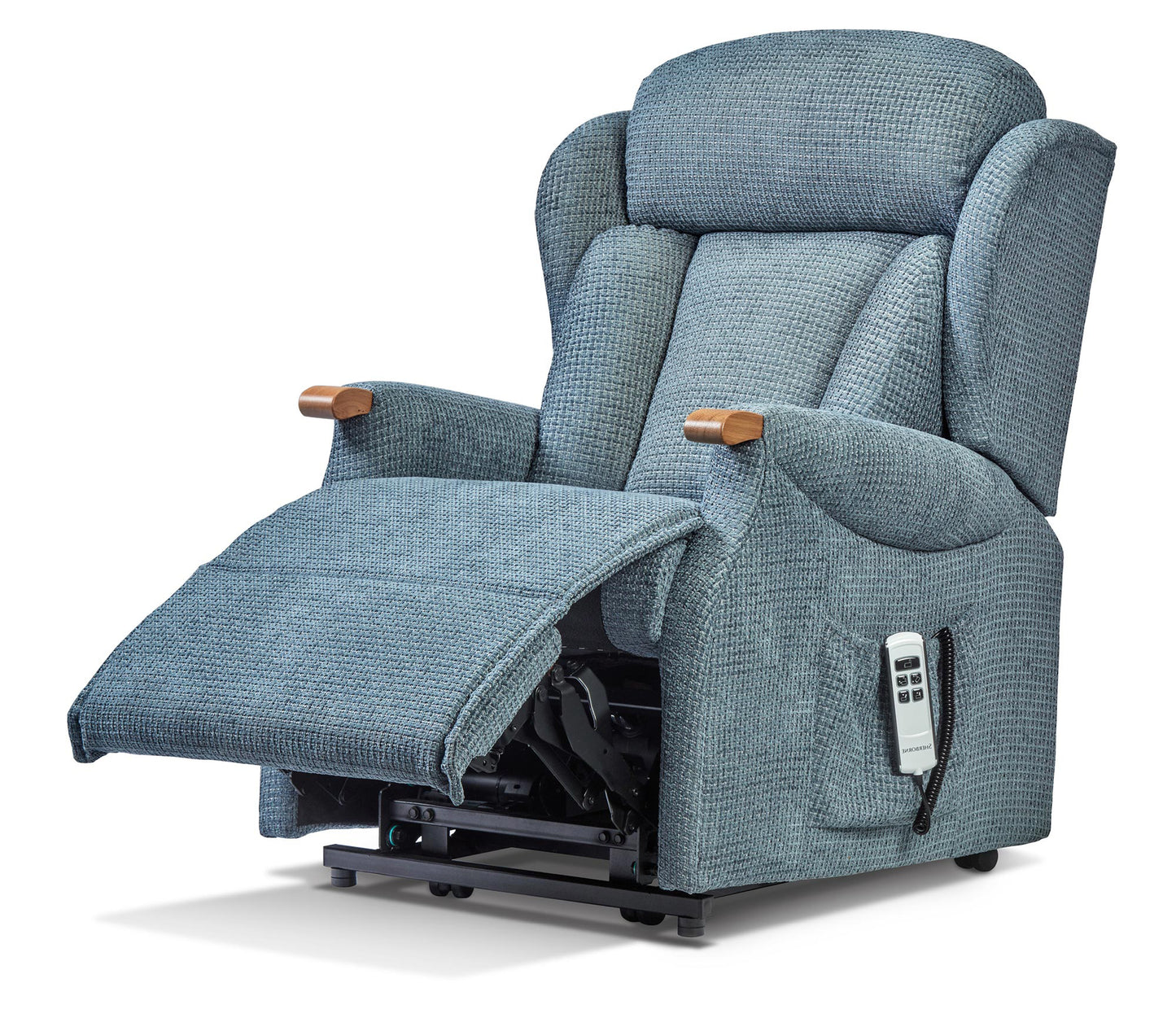 Sherborne Cartmel Knuckle Cloud Comfort Triple Motor Fabric Riser Recliner Armchair With Lumbar & Headrest Adjustment Option VAT FREE
