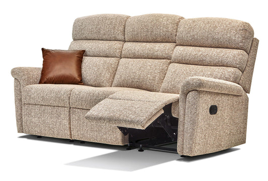 Sherborne Comfi-Sit Three Seater Manual Reclining Fabric Sofa