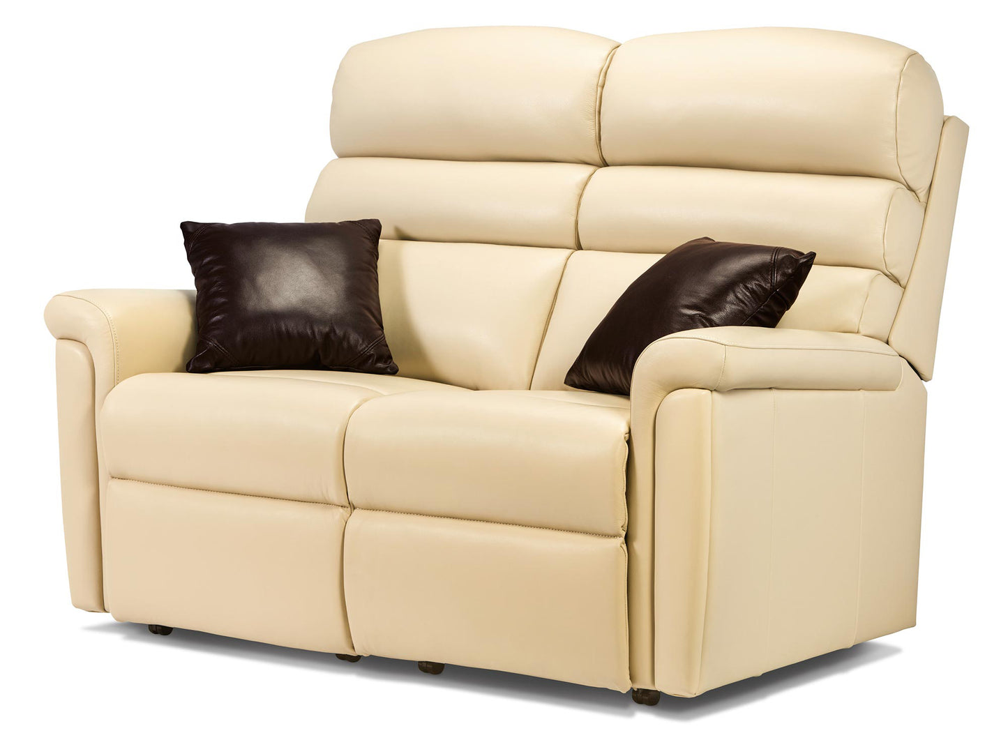 Sherborne Comfi-Sit Two Seater Manual Reclining Leather Sofa