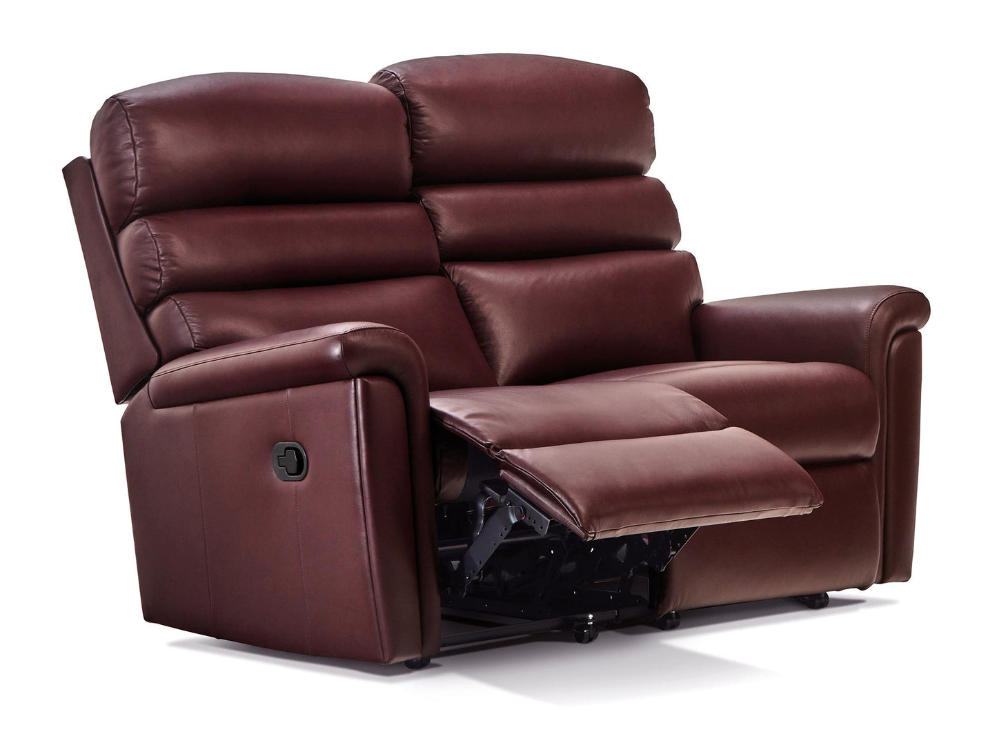 Sherborne Comfi-Sit Two Seater Manual Reclining Leather Sofa