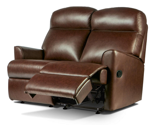 Sherborne Harrow Two Seater Electric Reclining Leather Sofa
