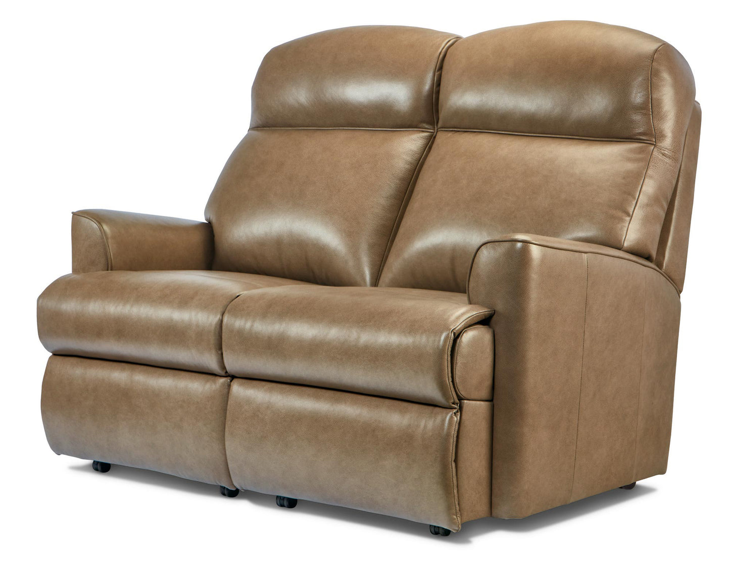Sherborne Harrow Two Seater Electric Reclining Leather Sofa