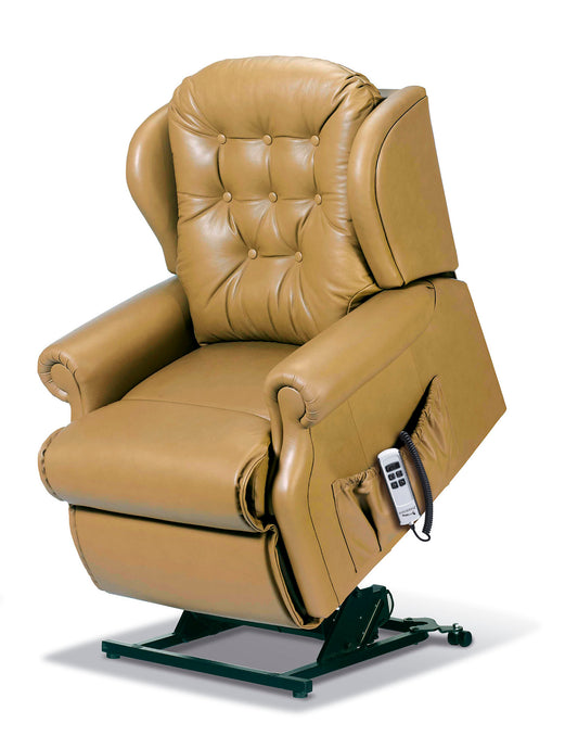 Sherborne Lynton Cloud Comfort Triple Motor Leather Rise And Recliner Armchair VAT FREE