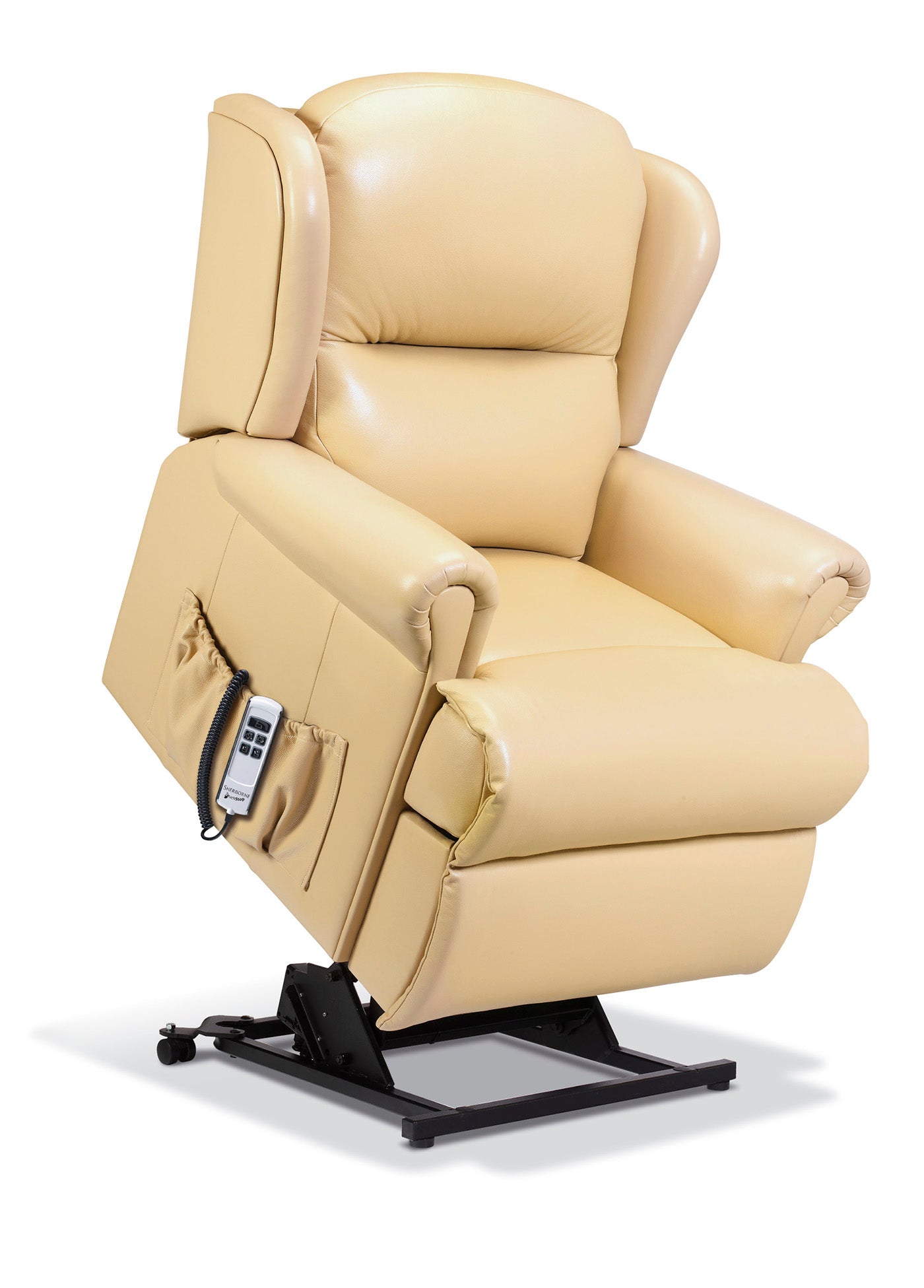 Sherborne Malvern Single Motor Leather Rise And Recliner Armchair VAT FREE