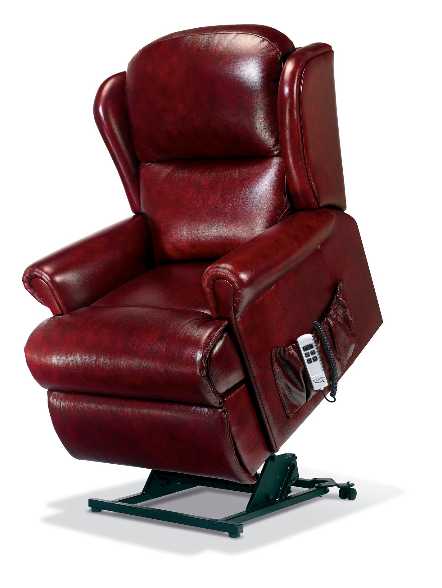 Sherborne Malvern Single Motor Leather Rise And Recliner Armchair VAT FREE