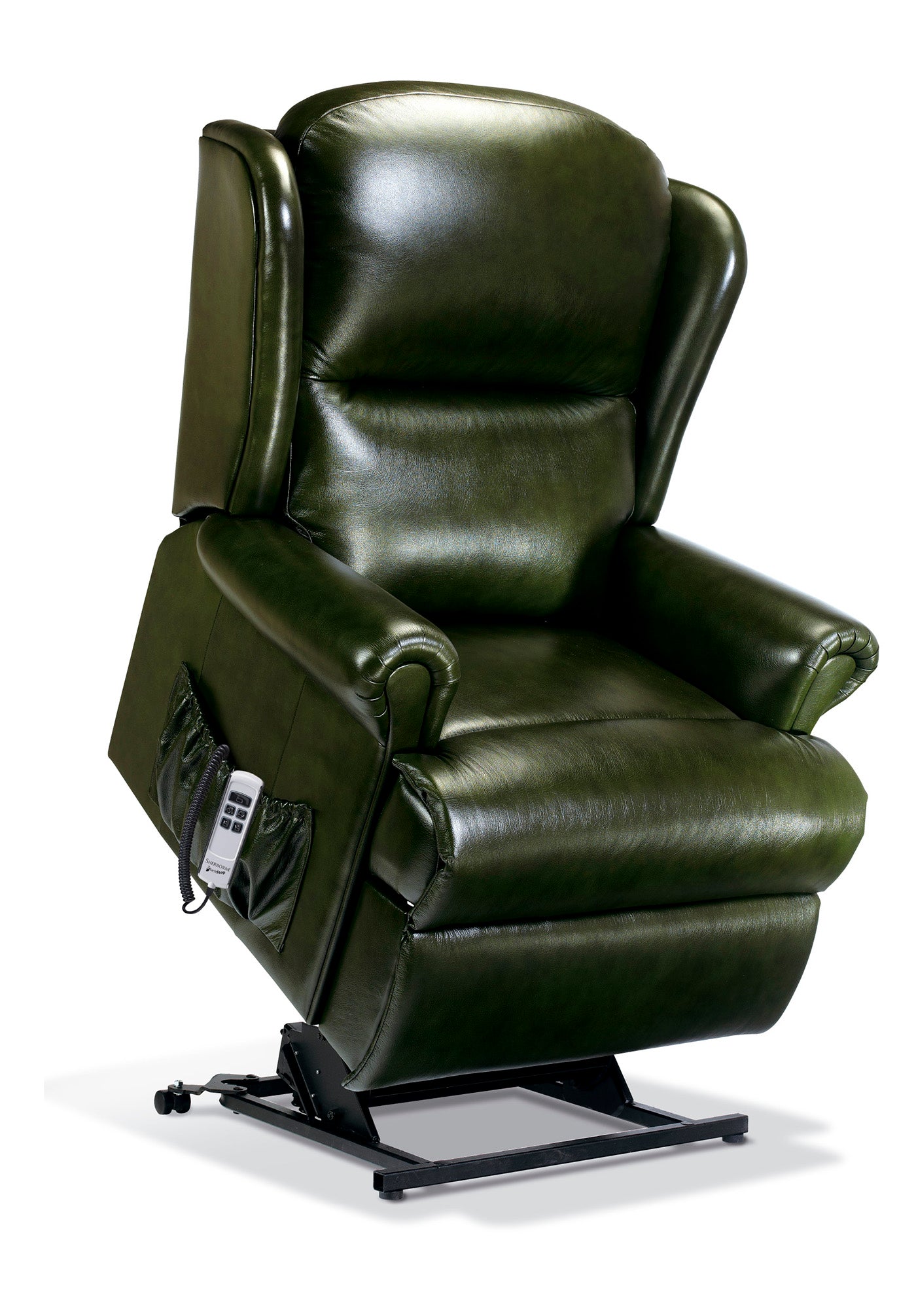 Sherborne Malvern Single Motor Leather Rise And Recliner Armchair VAT FREE
