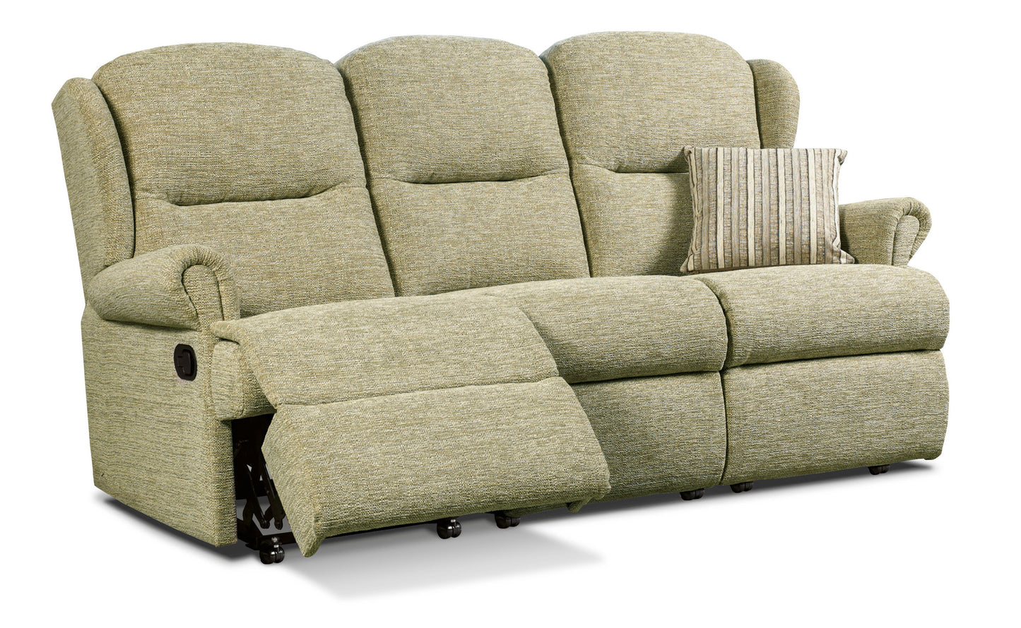 Sherborne Malvern Three Seater Manual Reclining Fabric Sofa