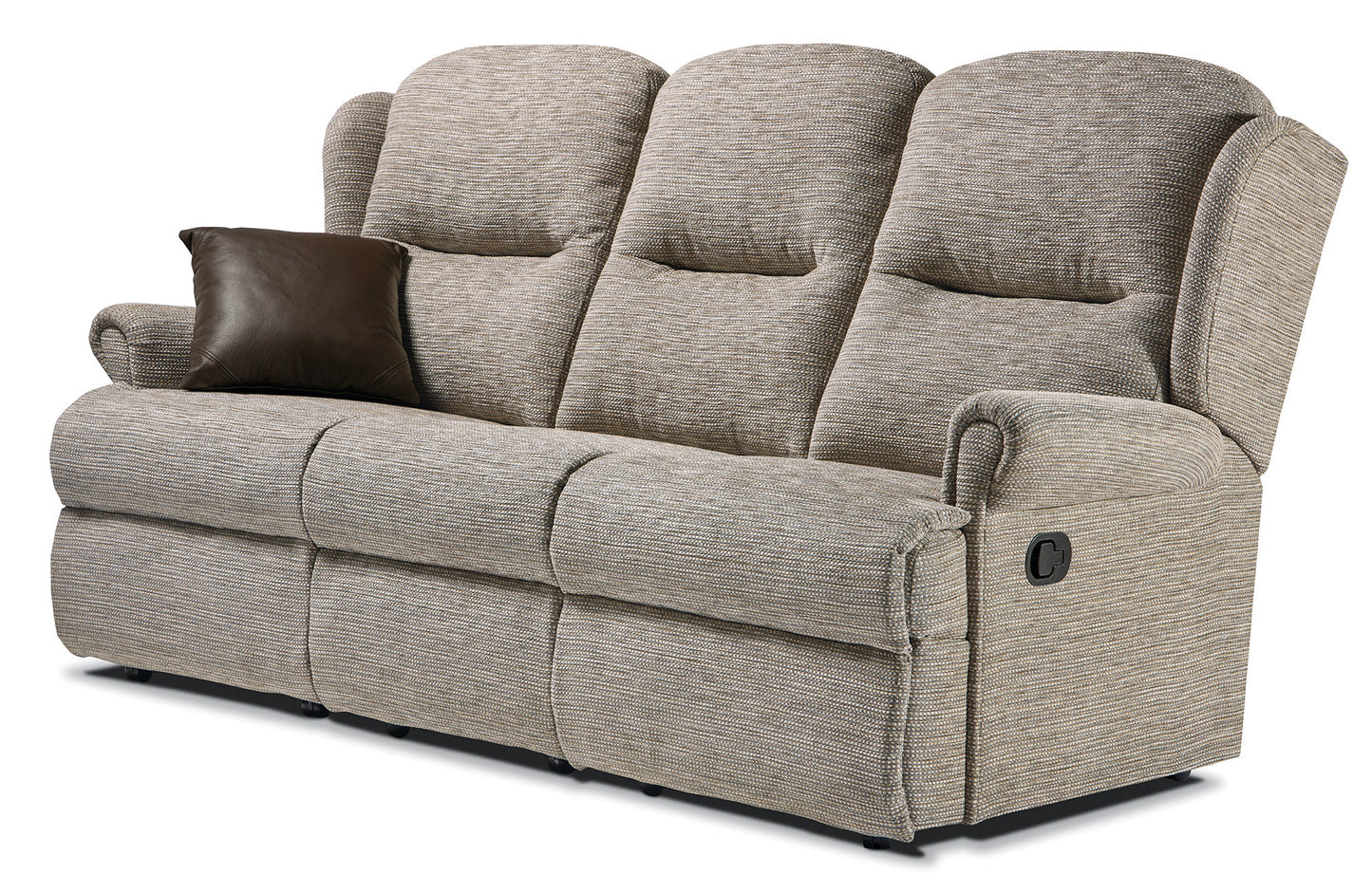 Sherborne Malvern Three Seater Manual Reclining Fabric Sofa