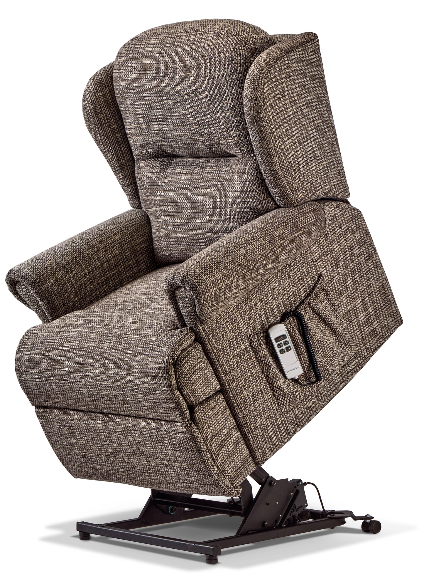 Sherborne Malvern Single Motor Fabric Rise And Recliner Armchair VAT FREE