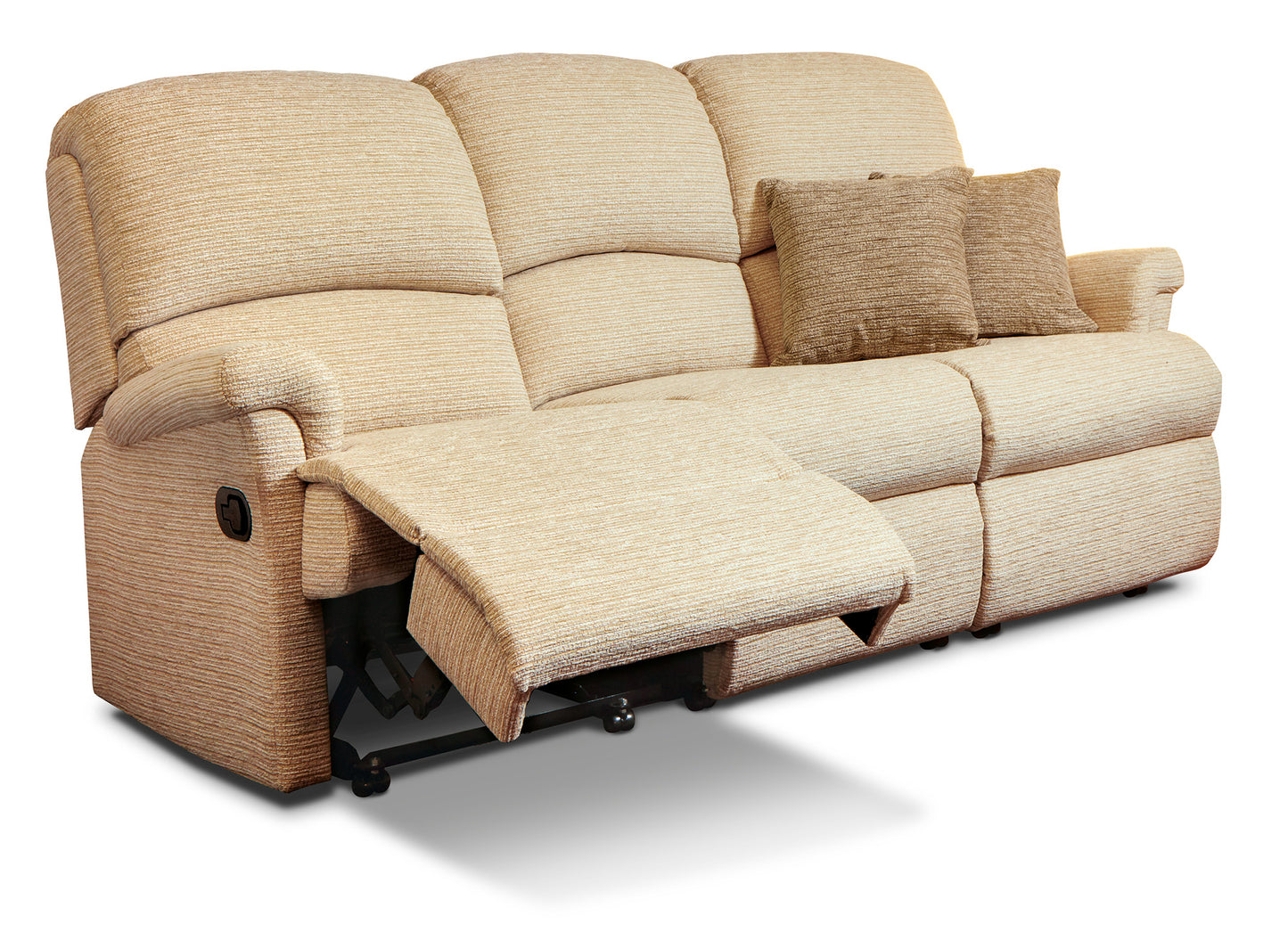 Sherborne Nevada Three Seater Manual Reclining Fabric Sofa