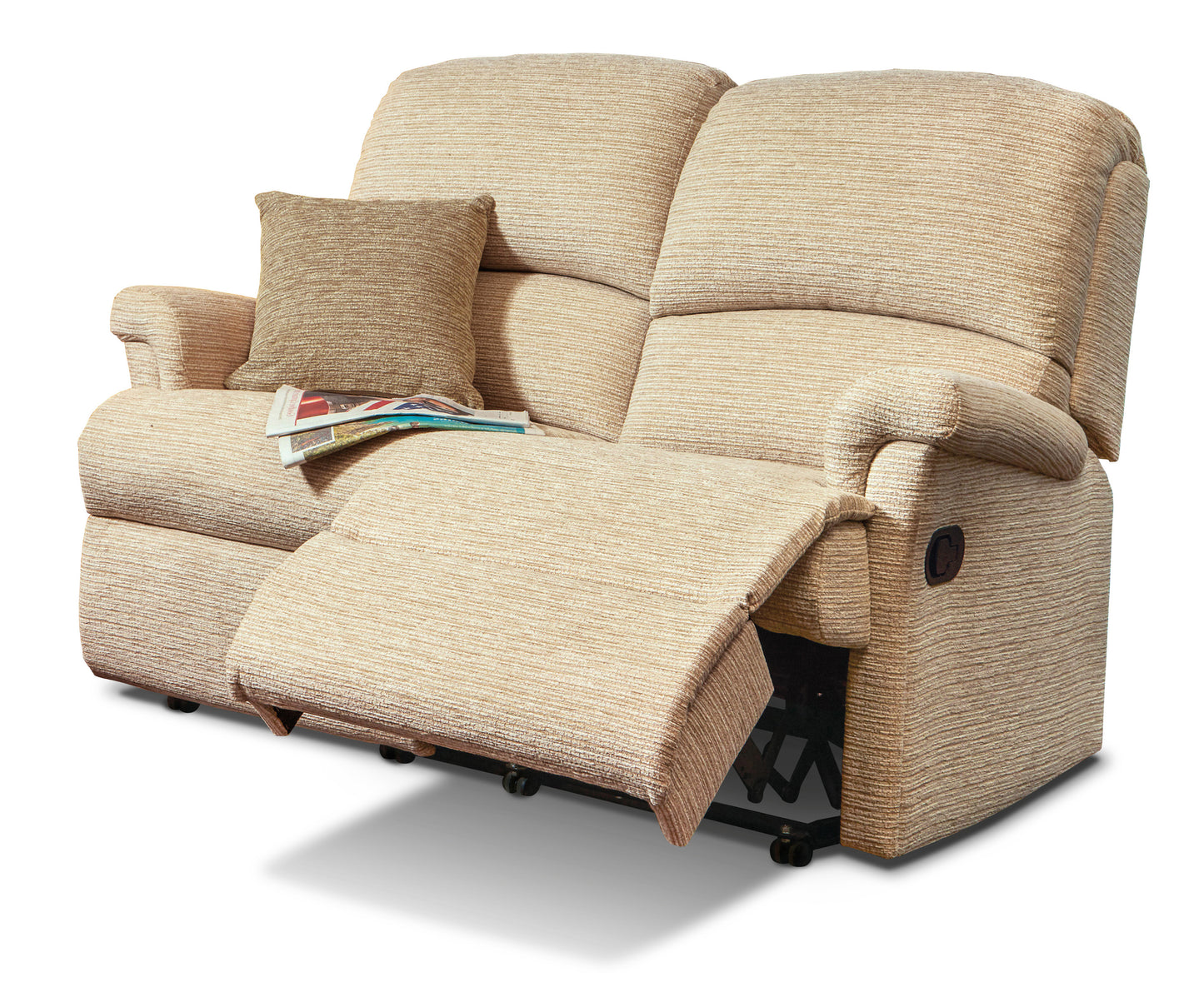 Sherborne Nevada Two Seater Manual Reclining Fabric Sofa