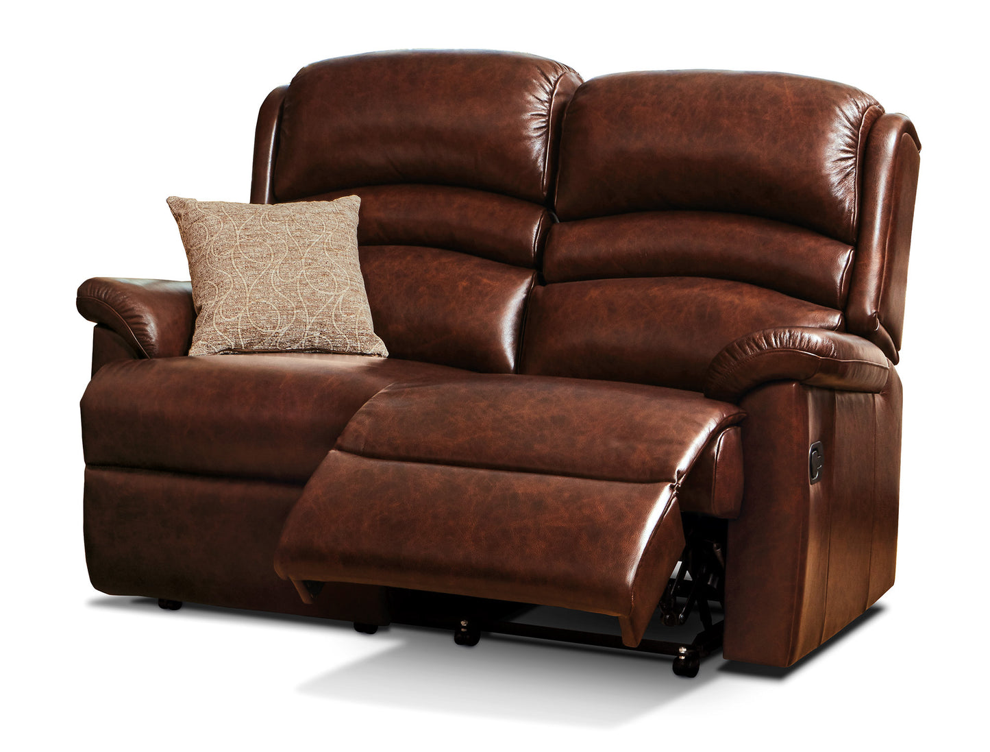 Sherborne Olivia Two Seater Manual Reclining Leather Sofa