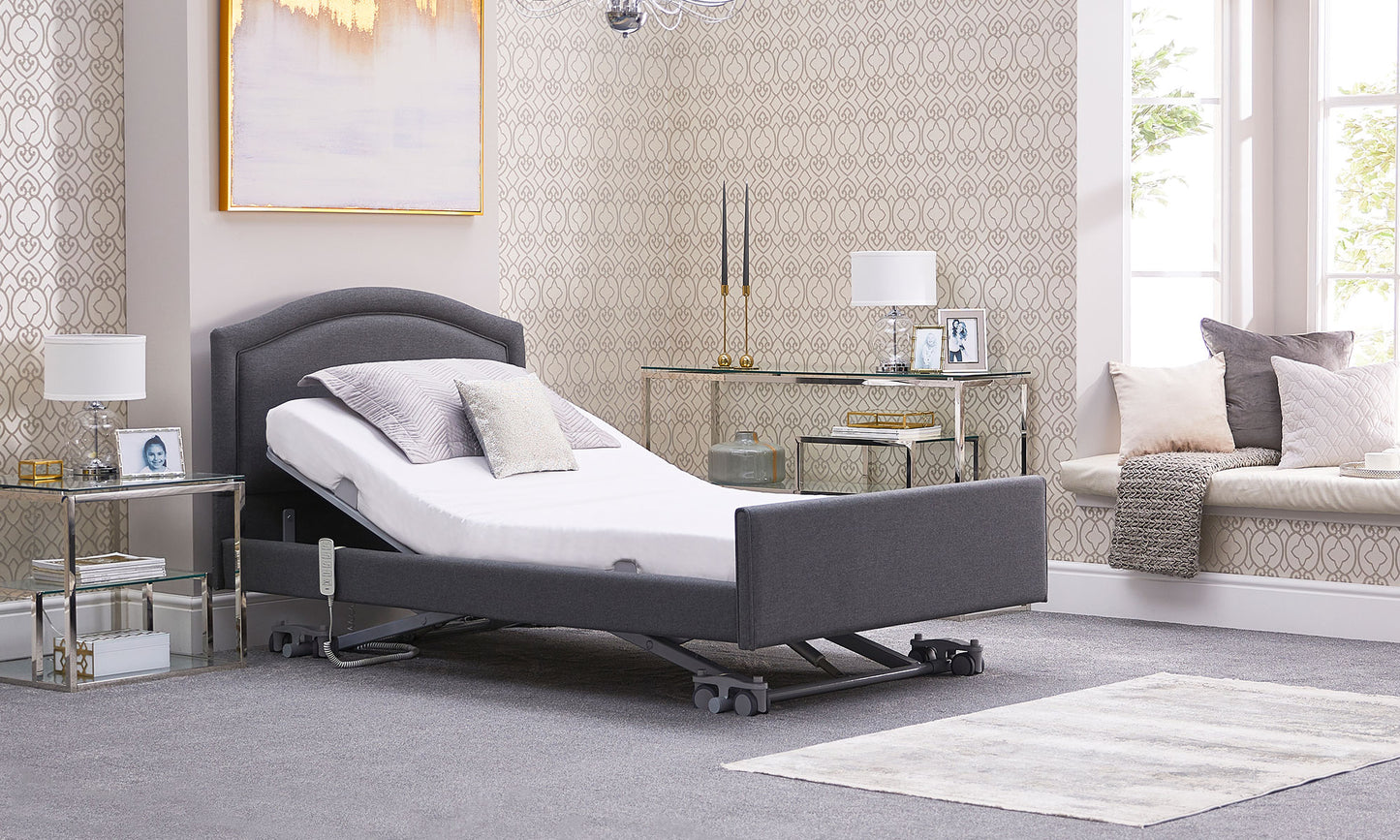 Solo Comfort Profiling High Low Floor Bed Home Care Adjustable Bed With A Choice Of Mattresses VAT FREE