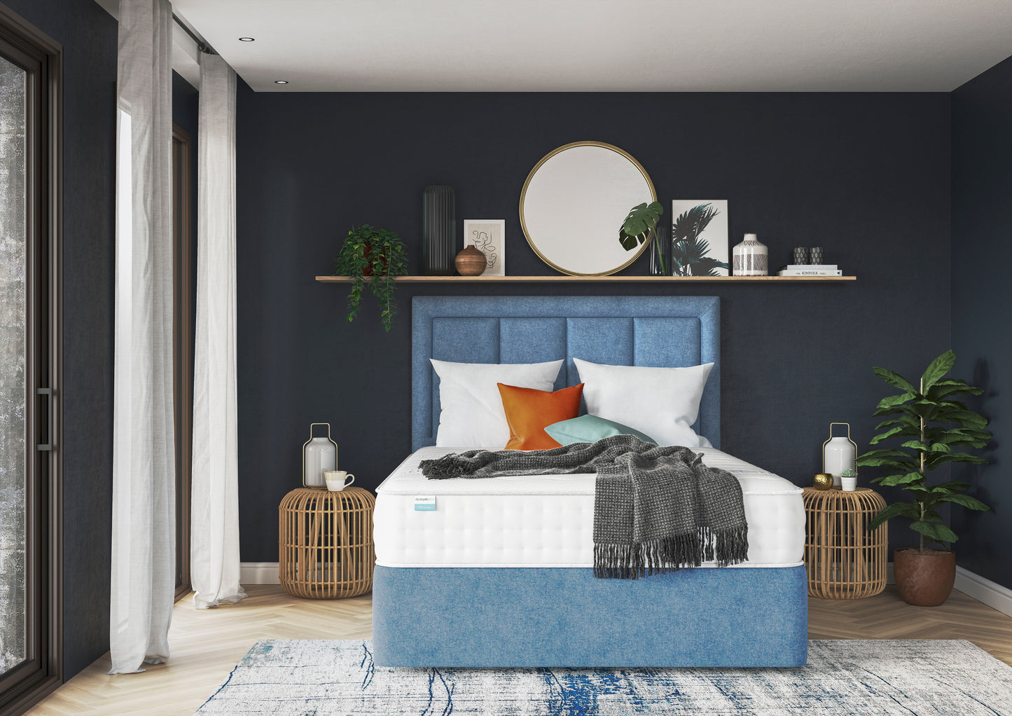 Dunlopillo Elite Luxury Premium Talalay Latex Divan Bed Set