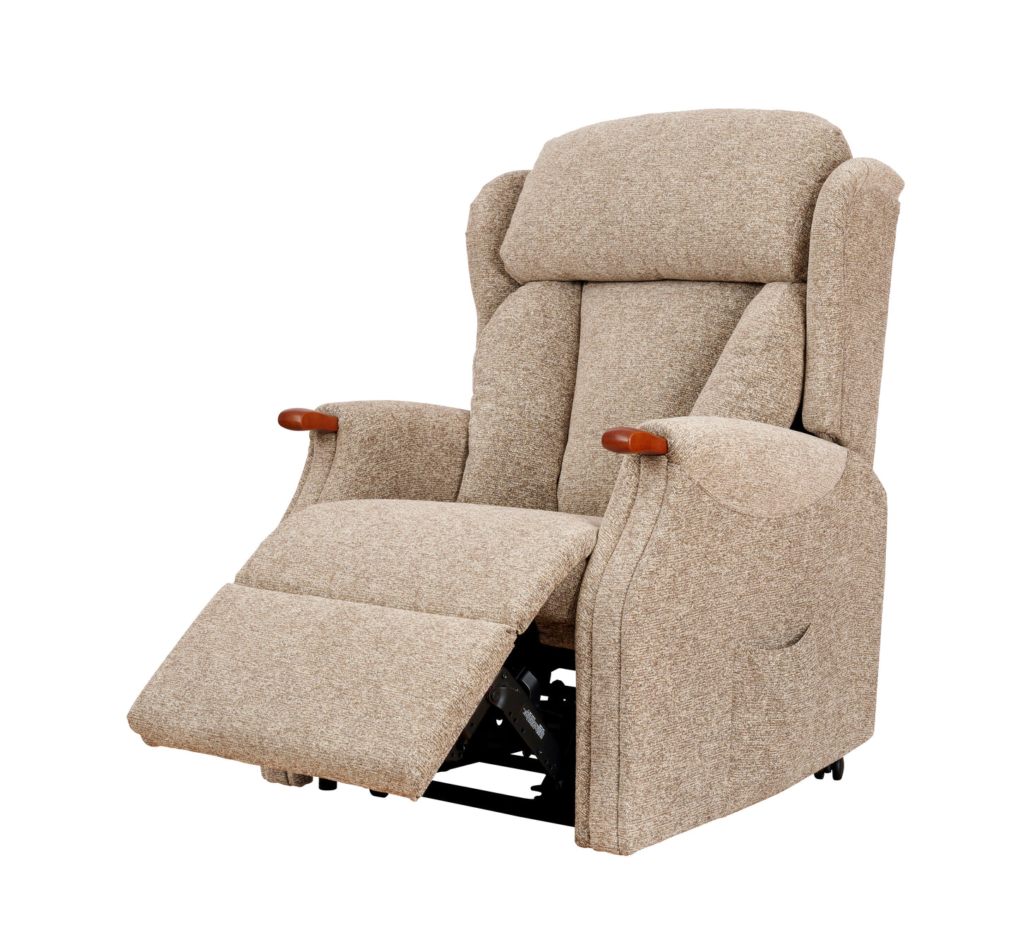 Celebrity Canterbury Manual Recliner With Swivel Option Fabric Armchair With Mammoth Foam