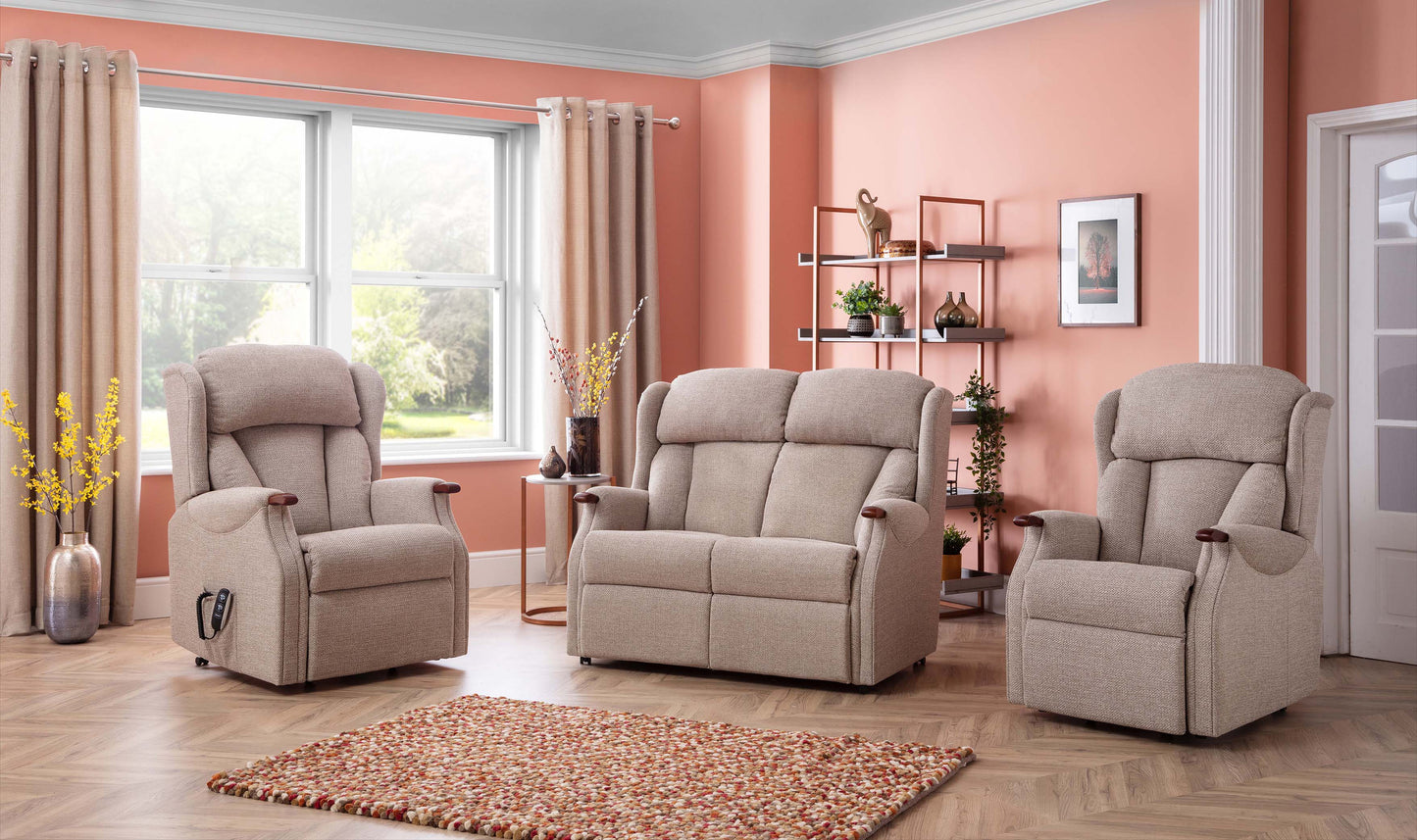 Celebrity Canterbury Fixed Fabric Armchair With Mammoth Foam