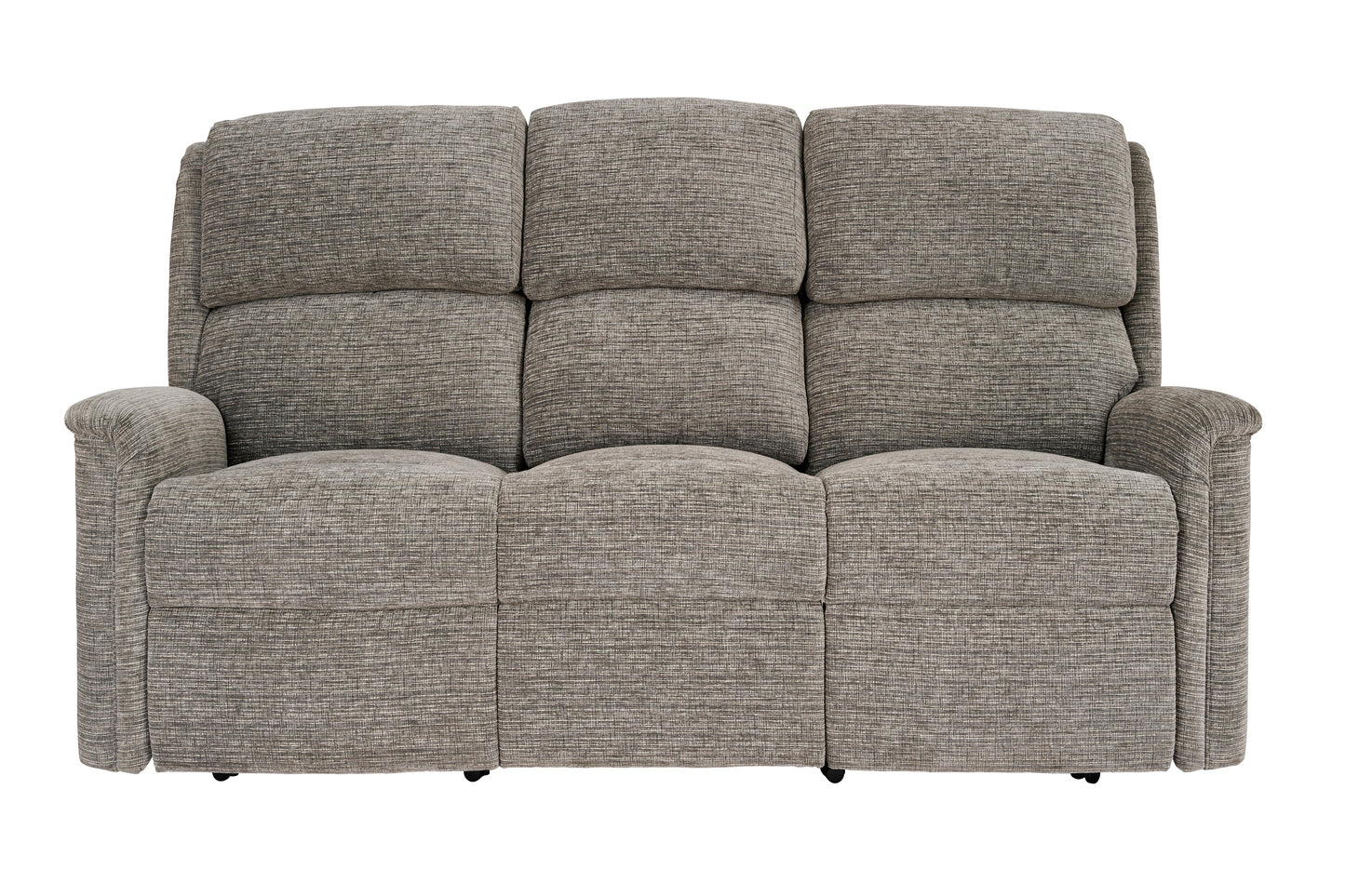 Celebrity Farndon Three Seater Settee Electric Powered Reclining Fabric Sofa With Mammoth Foam & Lumbar & Headrest Adjustment Option