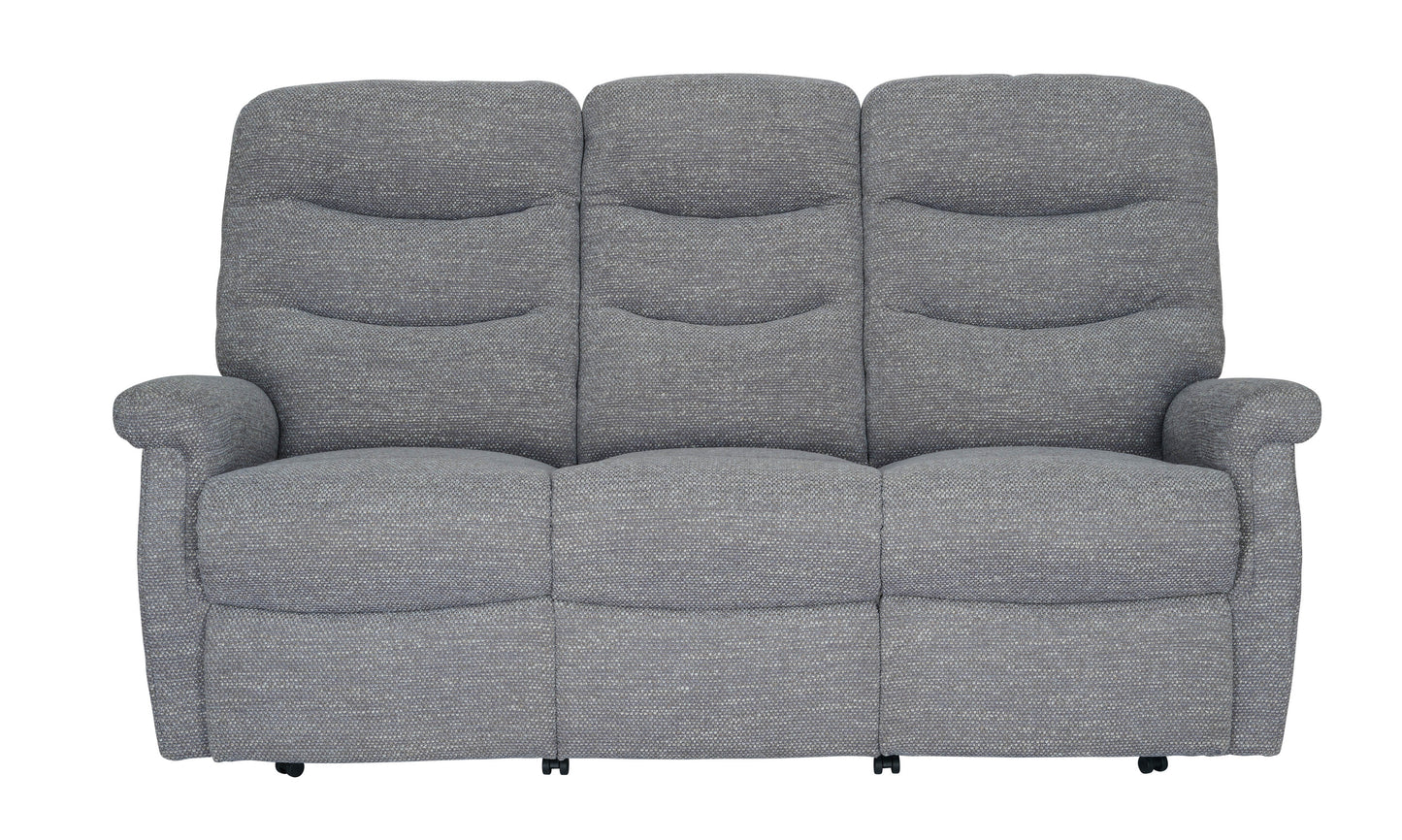 Celebrity Hollingwell Three Seater Settee Manual Reclining Fabric Sofa With Mammoth Foam