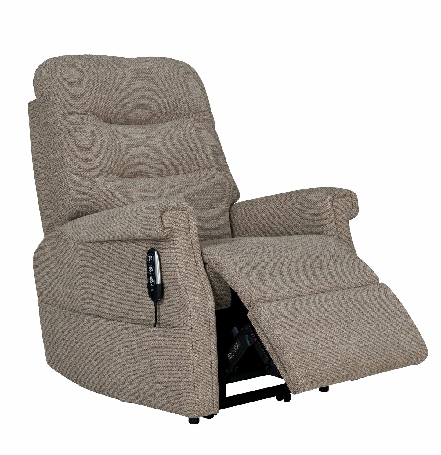 Celebrity Sandhurst Dual Motor Rise And Recliner Fabric Armchair With Mammoth Foam With Adjustable Headrest Option VAT FREE