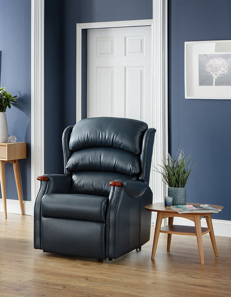 Celebrity Westbury Dual Motor Rise And Recliner Leather Armchair With Lumbar & Headrest Adjustment Option VAT FREE