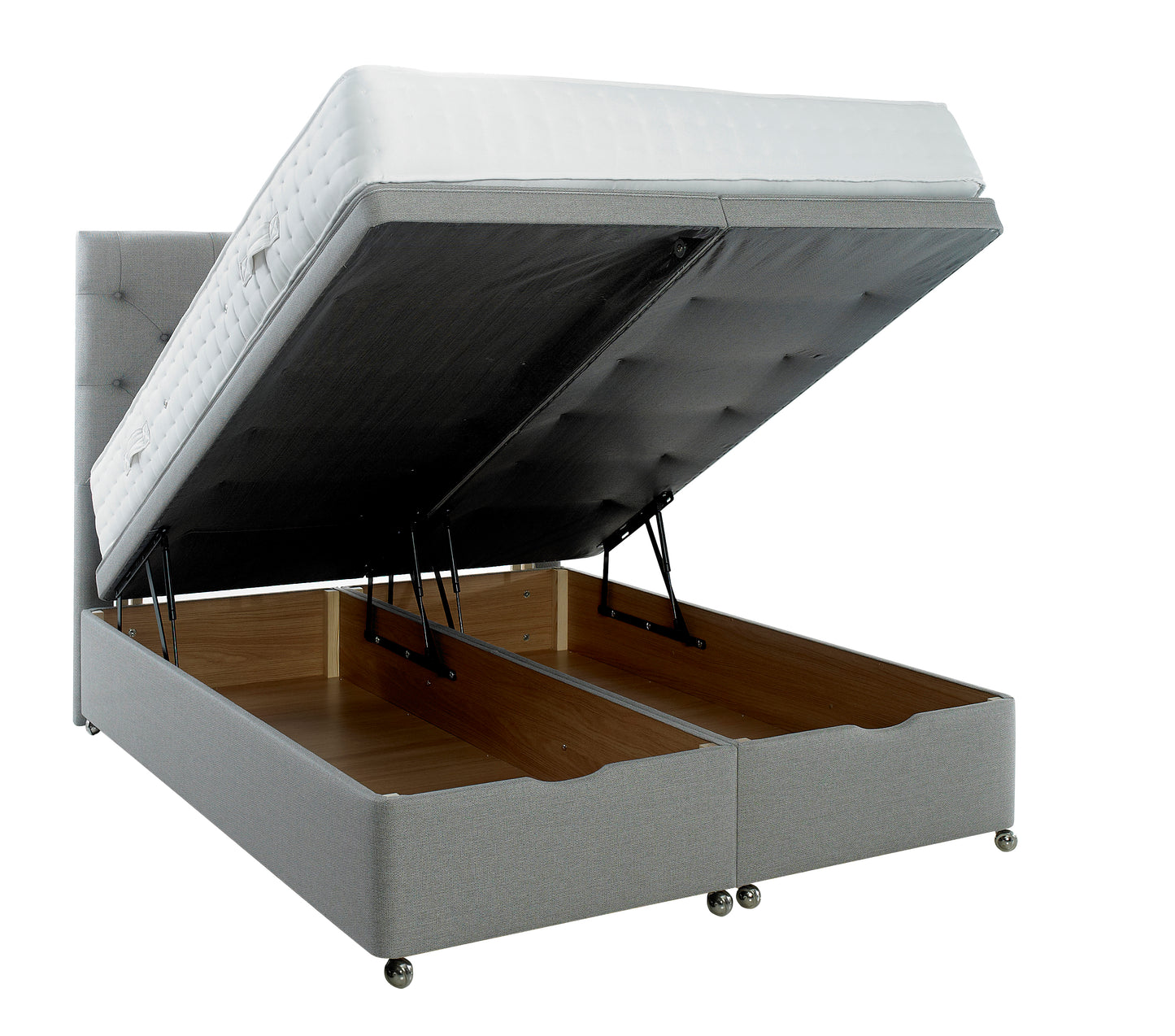 Relyon Balmoral 2000 Pocket Sprung Luxurious Hand Made Ottoman Divan Bed Set In Either Softer, Medium Or Firmer