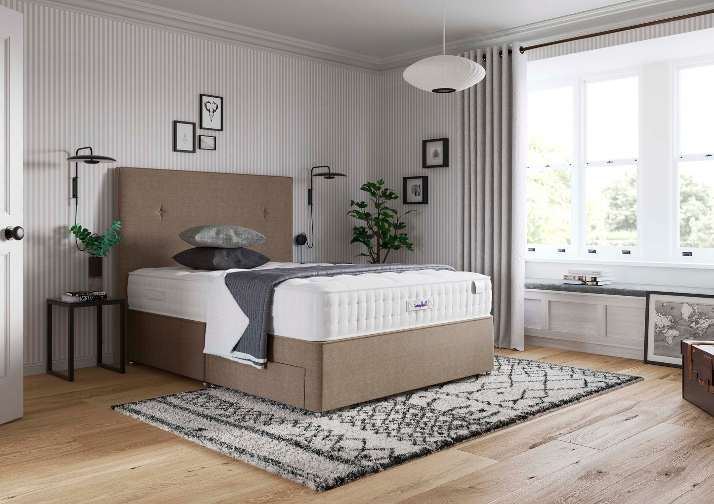 Relyon Barton Ortho 1000 Pocket Sprung Luxurious Hand Made Firm Feel Mattress