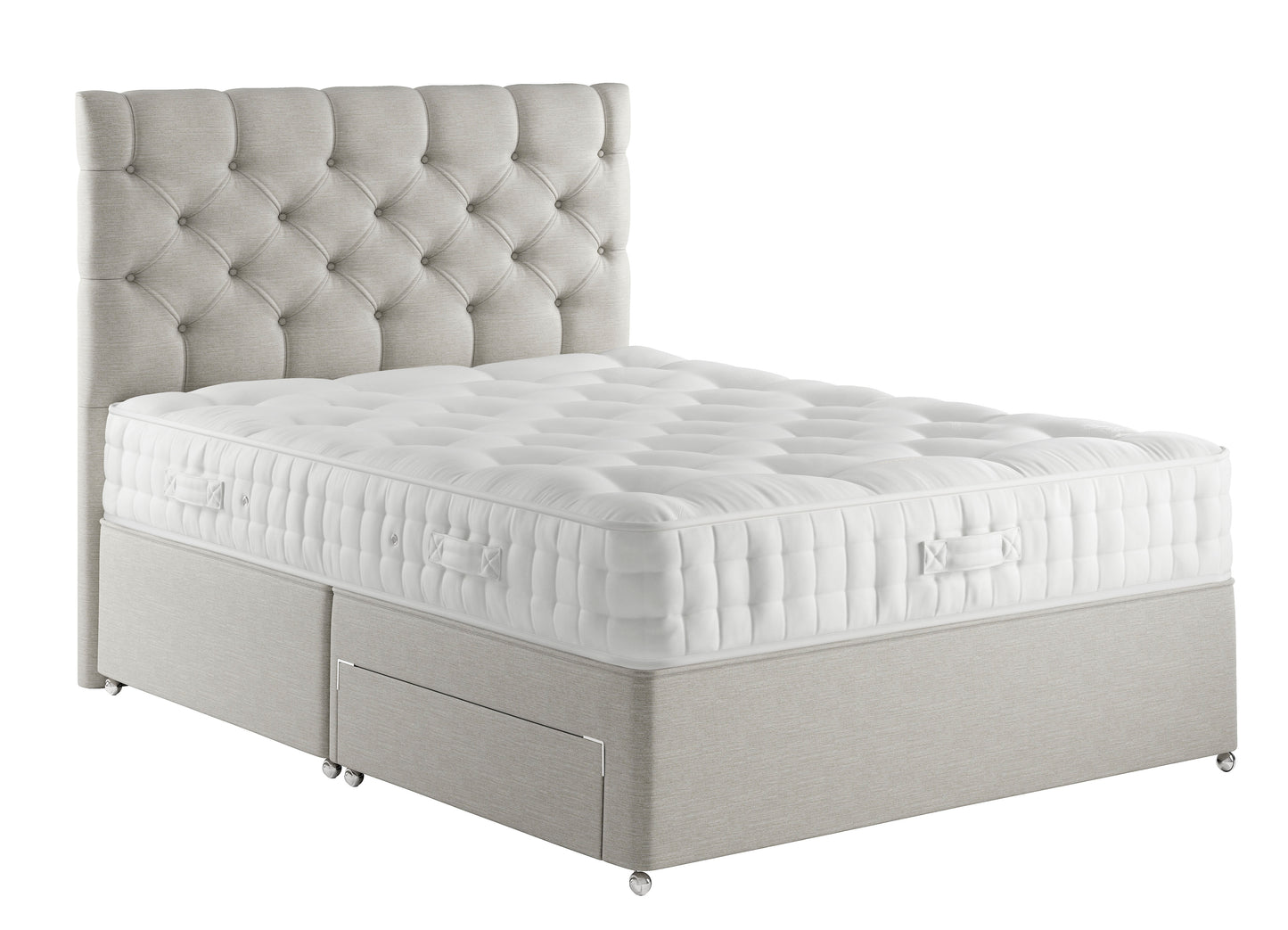 Relyon Braemar 1400 Pocket Sprung Luxurious Hand Made Heritage Mattress In Either Softer, Medium Or Firmer Tension