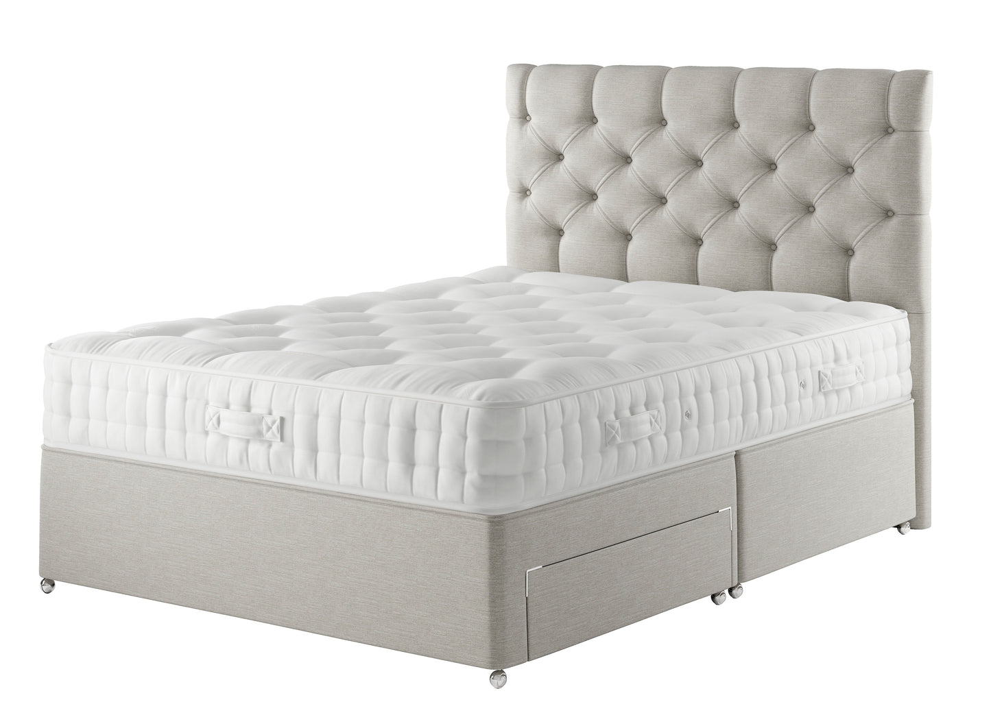 Relyon Braemar 1400 Pocket Sprung Luxurious Hand Made Heritage Mattress In Either Softer, Medium Or Firmer Tension
