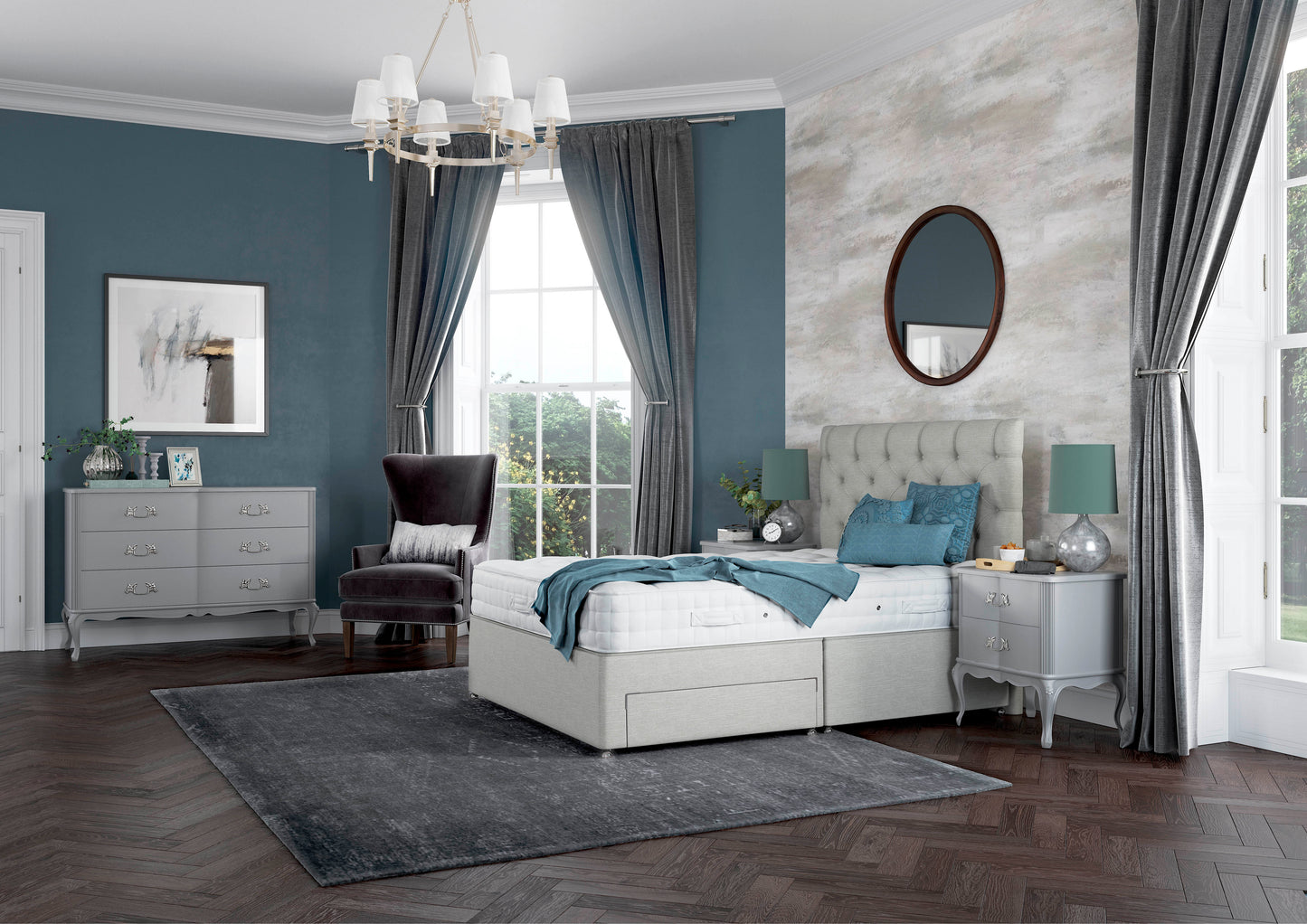 Relyon Braemar 1400 Pocket Sprung Luxurious Hand Made Heritage Mattress In Either Softer, Medium Or Firmer Tension