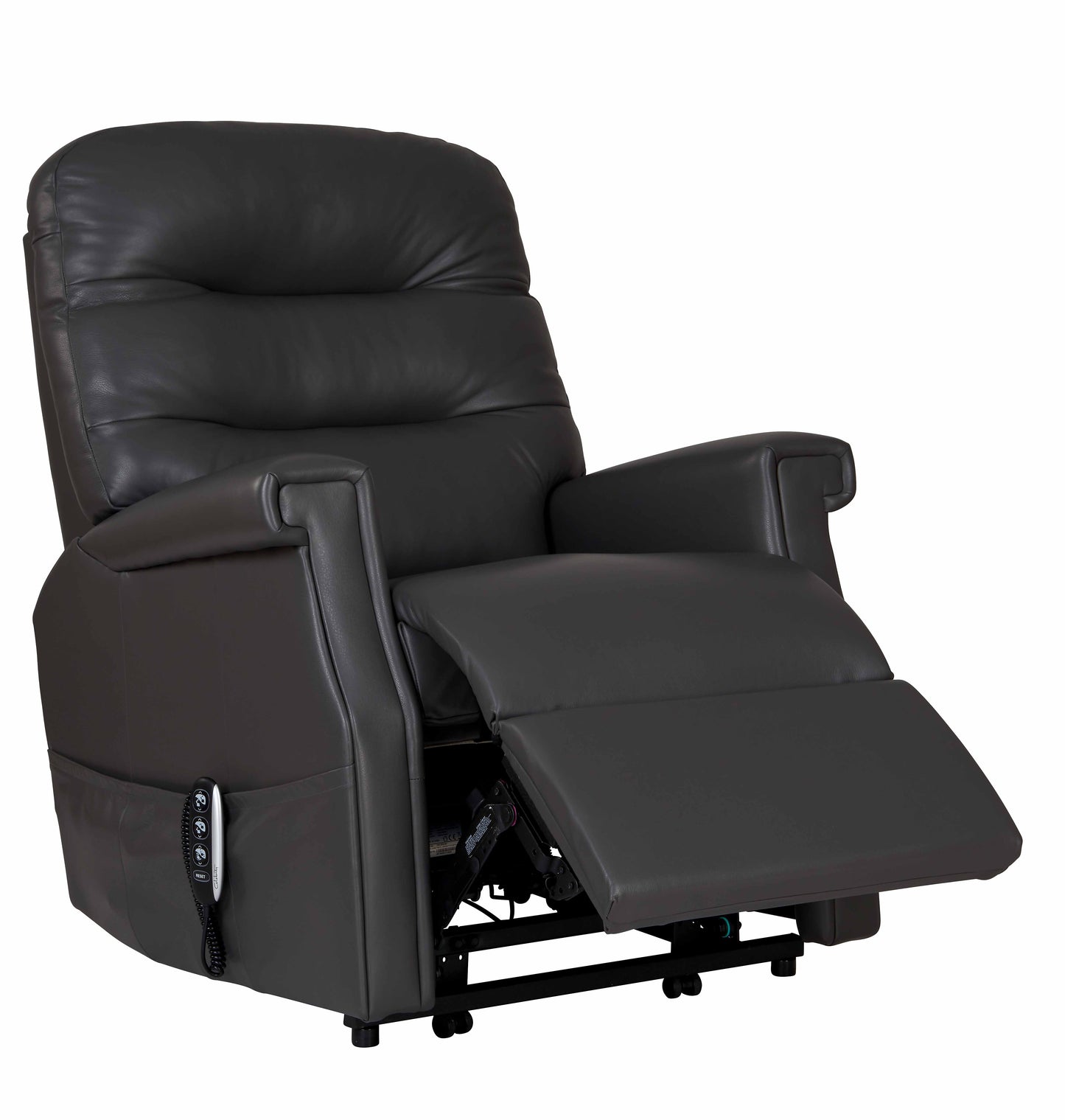 Celebrity Sandhurst Dual Motor Rise And Recliner Leather Armchair With Adjustable Headrest Option VAT FREE