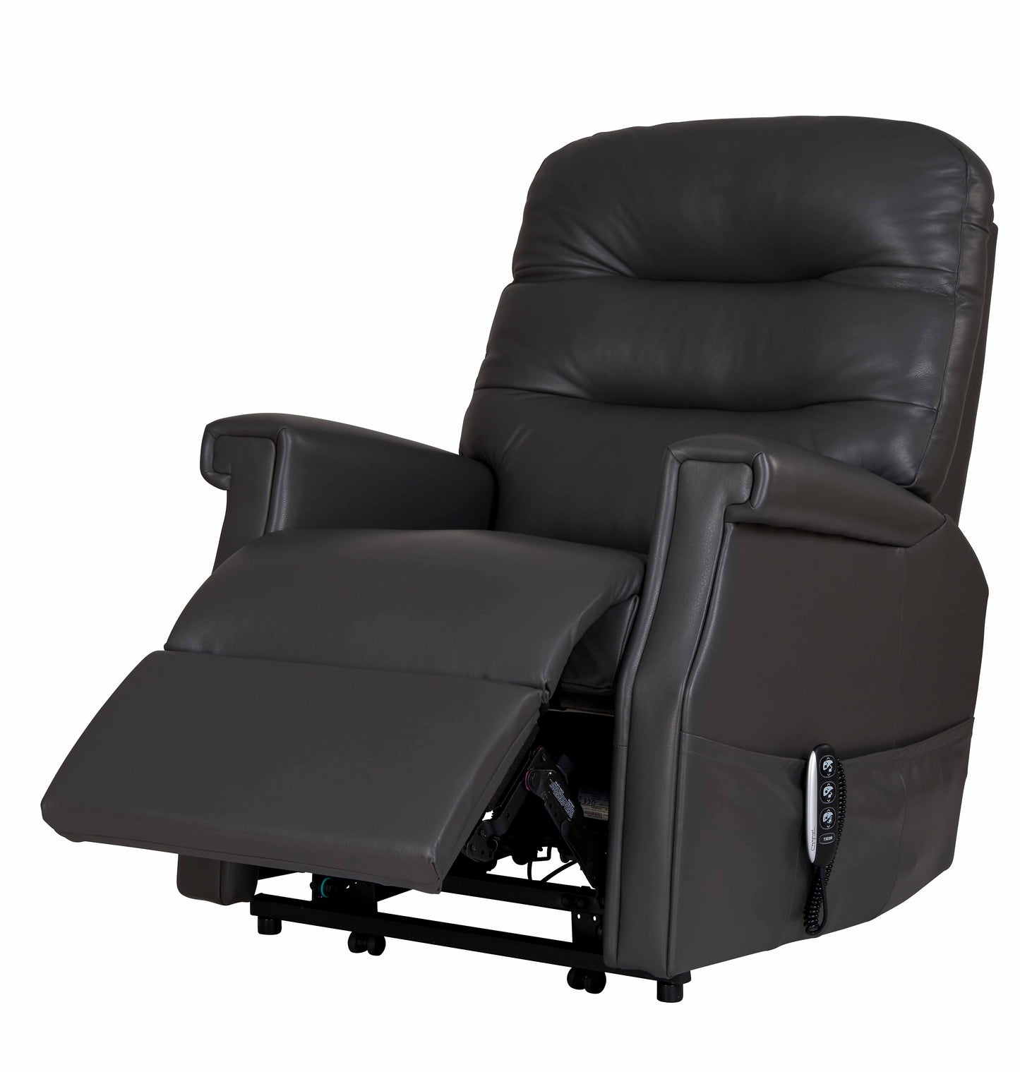 Celebrity Sandhurst Dual Motor Rise And Recliner Leather Armchair With Adjustable Headrest Option VAT FREE