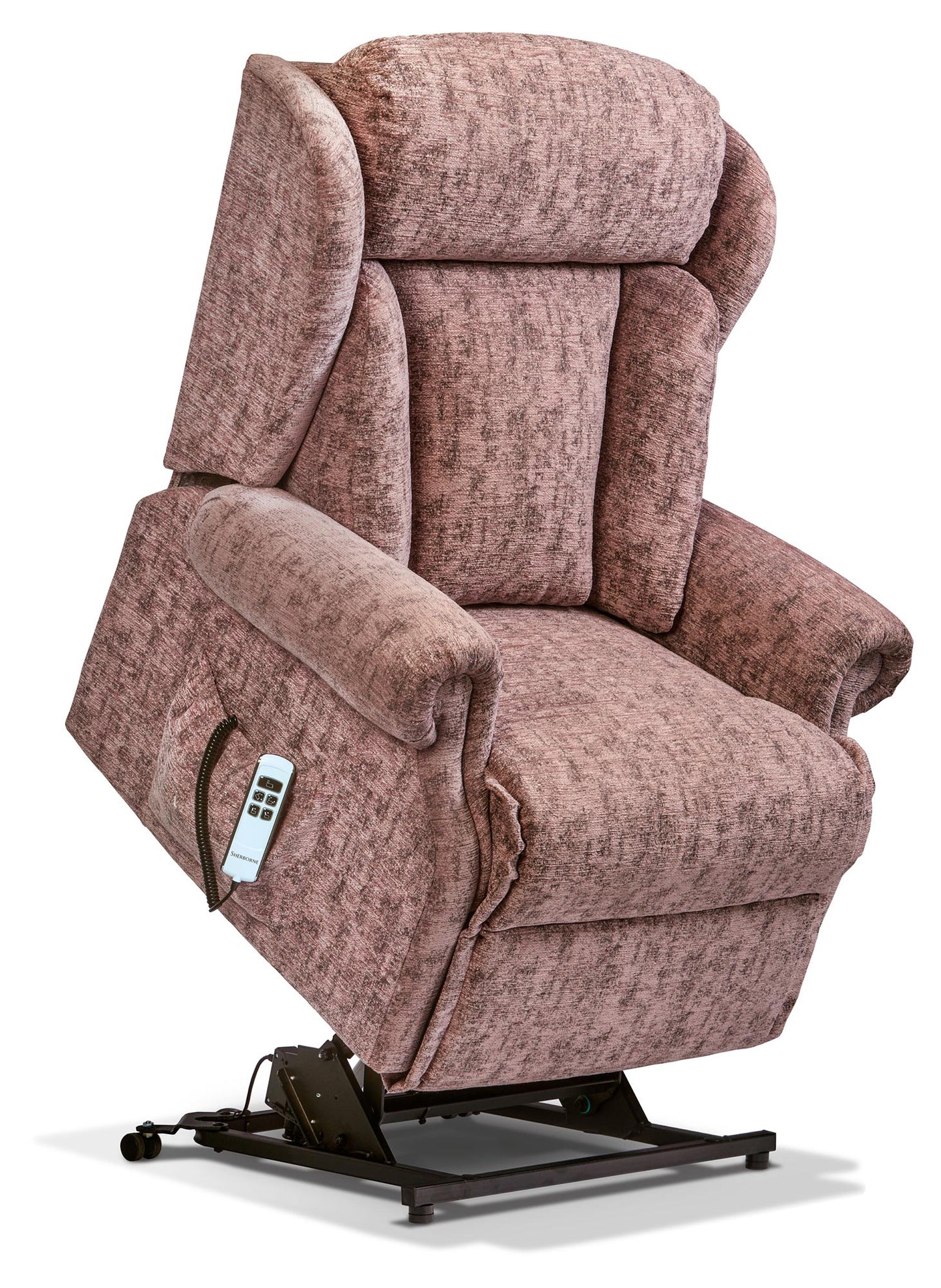 Sherborne Cartmel Cloud Comfort Triple Motor Fabric Riser Recliner Armchair With Lumbar & Headrest Adjustment Option VAT FREE