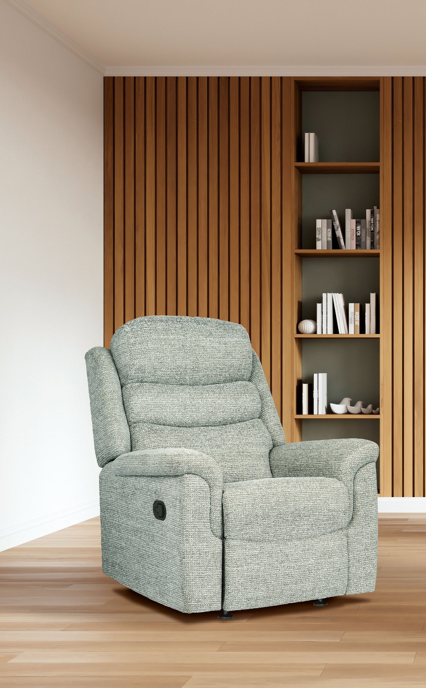 Sherborne Leyburn Dual Motor Fabric Rise And Recliner Armchair With Lumbar & Headrest Adjustment Option VAT FREE